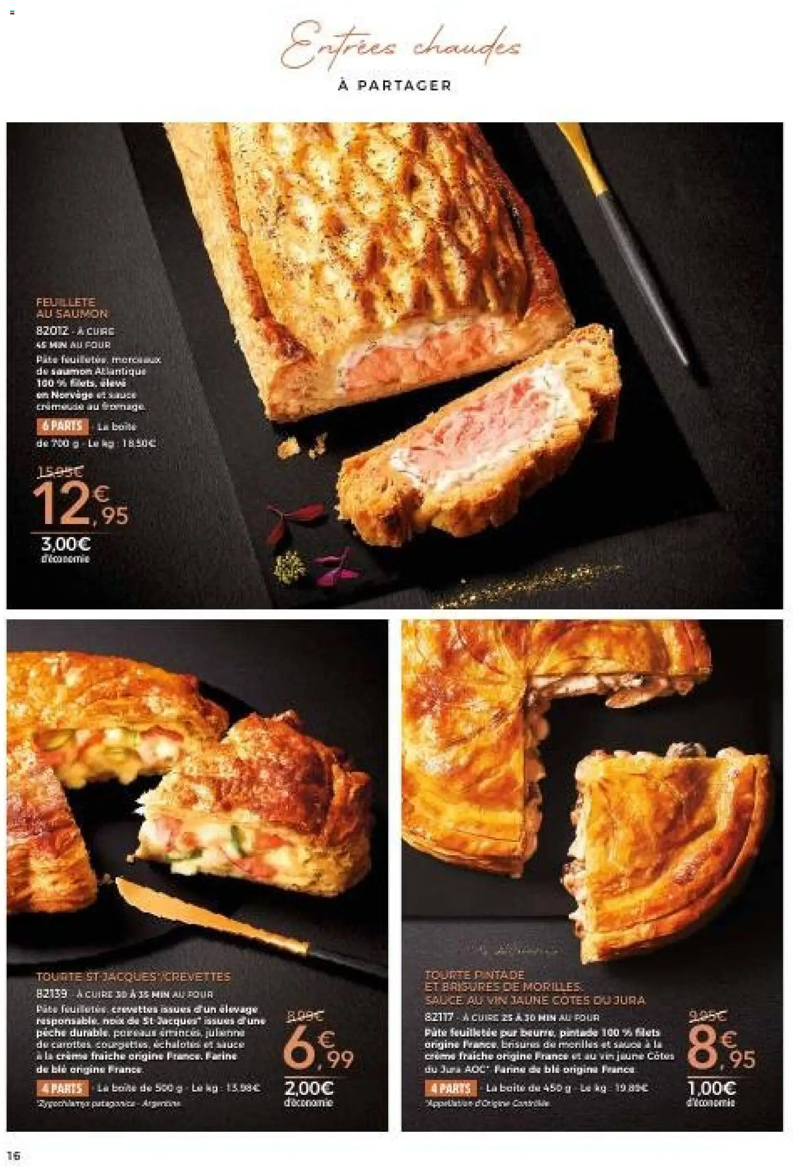 {H1} | Page: 16 | Produits: Carottes, Crevettes, Vin, Crème