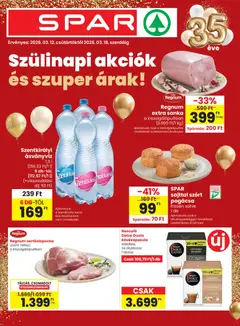 Spar akciós újság - amely érvényes a következő dátumtól: 12.03.2026
