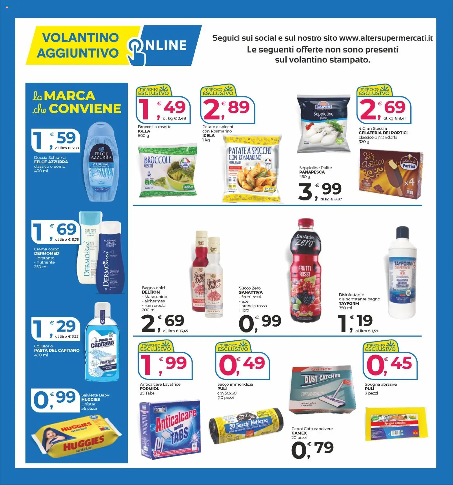 Volantino Alter Discount del 25.11.2025 | Pagina: 14 | Prodotti: Crema, Rum, Lavatrice, Bagno
