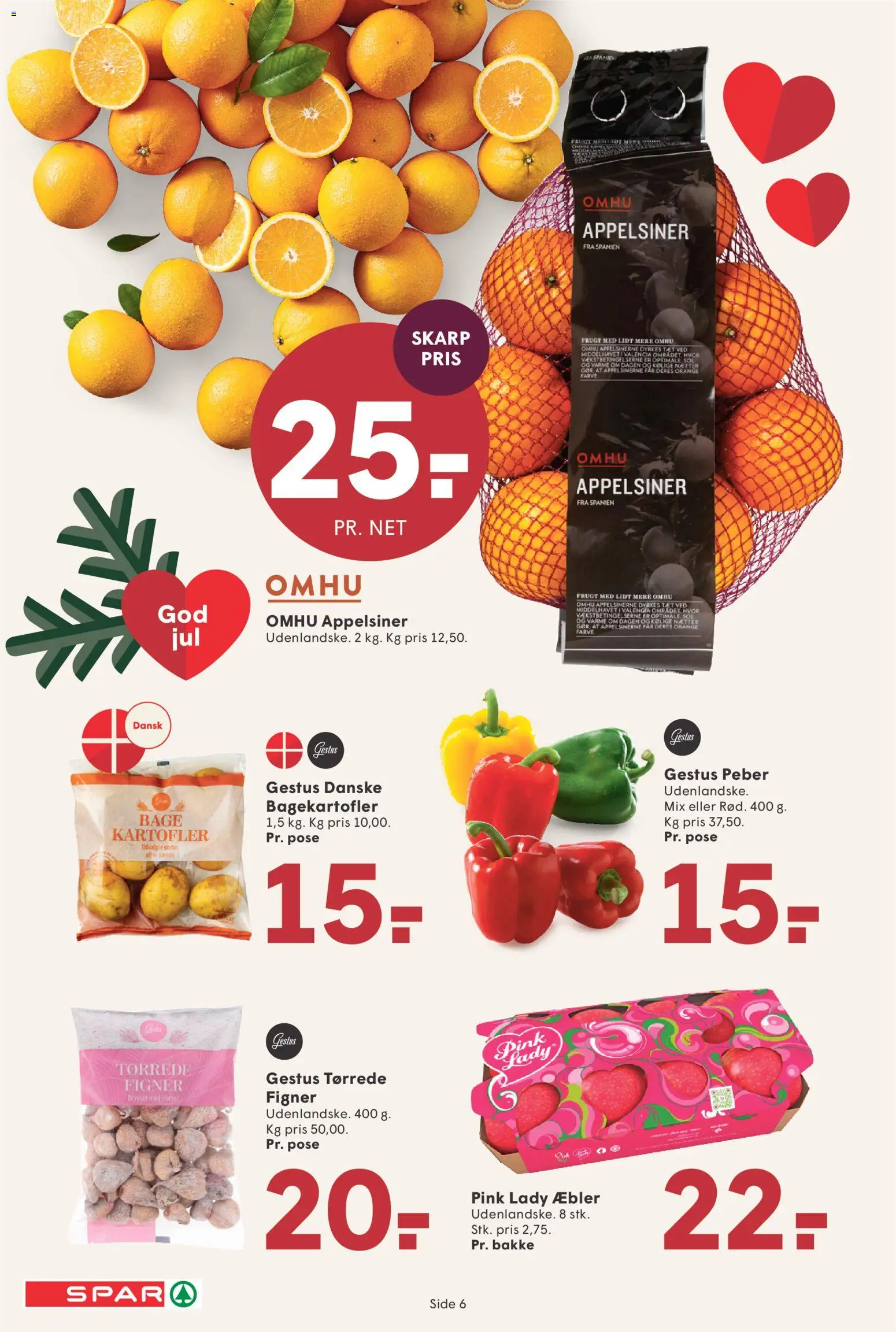 Spar tilbudsavis – gyldig fra 28.11.2025 | Side: 10 | Produkter: Æbler, Kartofler, Peber, Figner