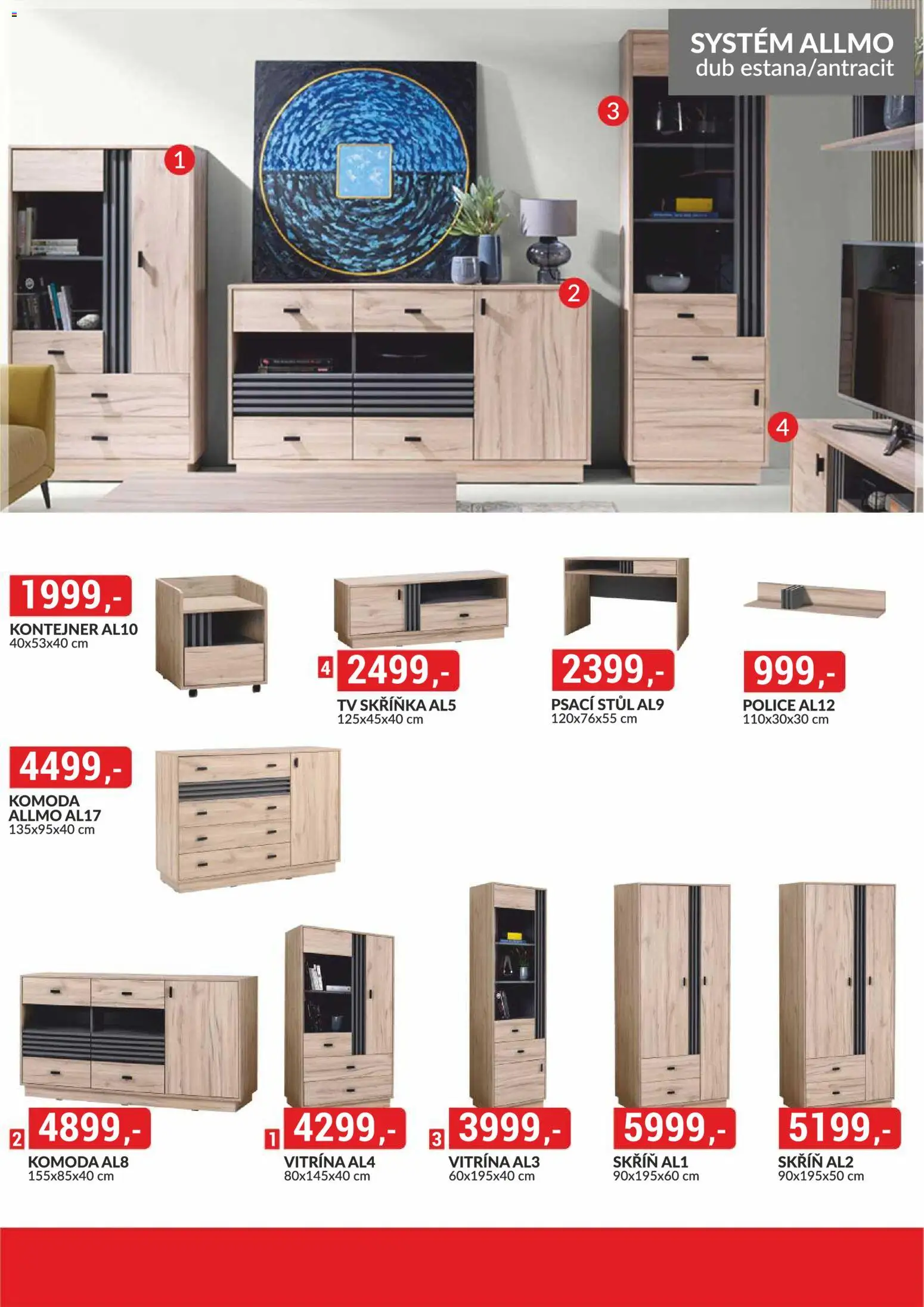 BAUMAX leták - Zařiďte si bydlení podle sebe od 01.03.2026 | Strana: 6 | Produkty: Tv, Komoda, Tv skříňka, Psací stůl