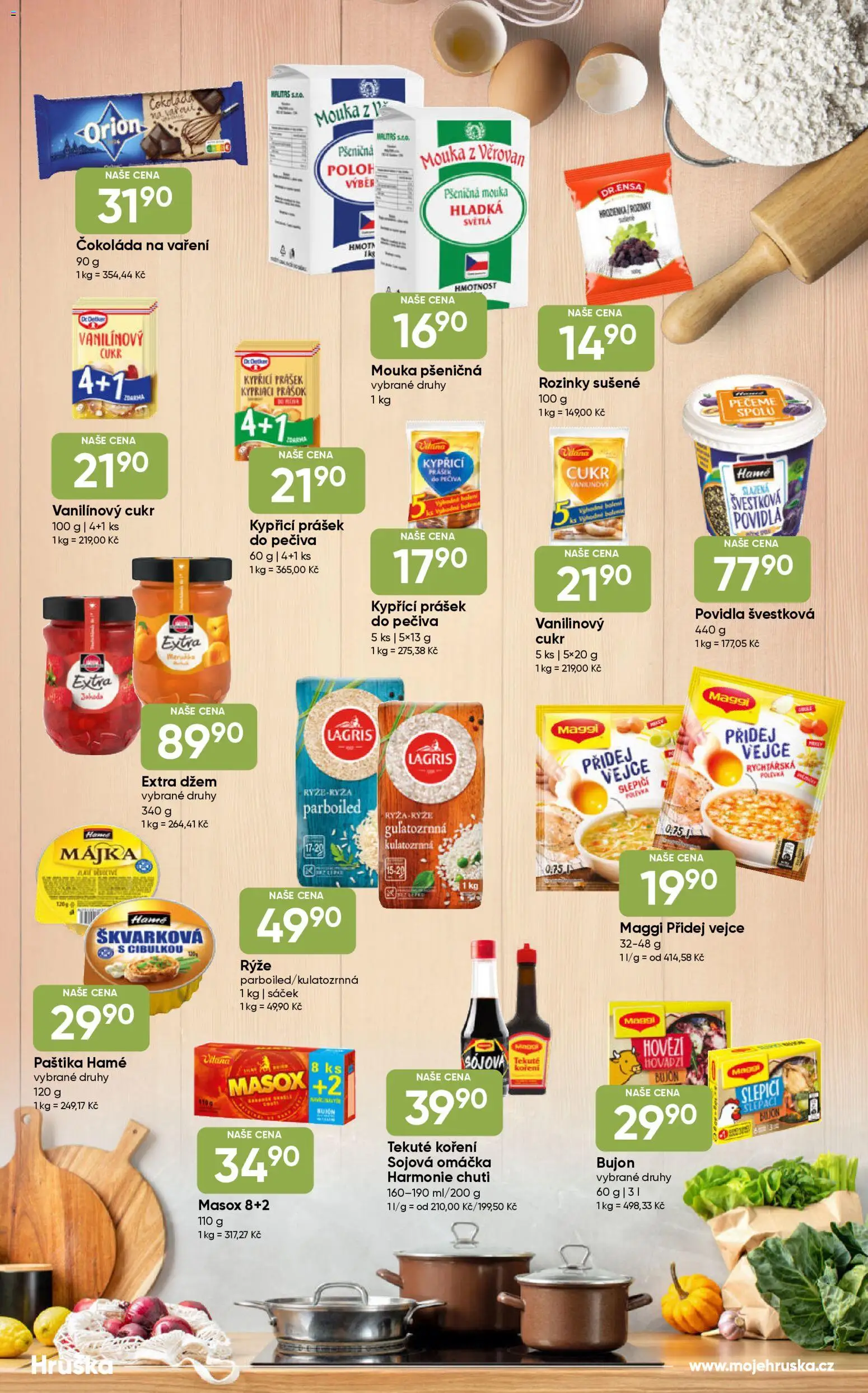 Hruška katalog od 17.02.2026 | Strana: 11 | Produkty: Rozinky, Koření, Cukr, Sáček