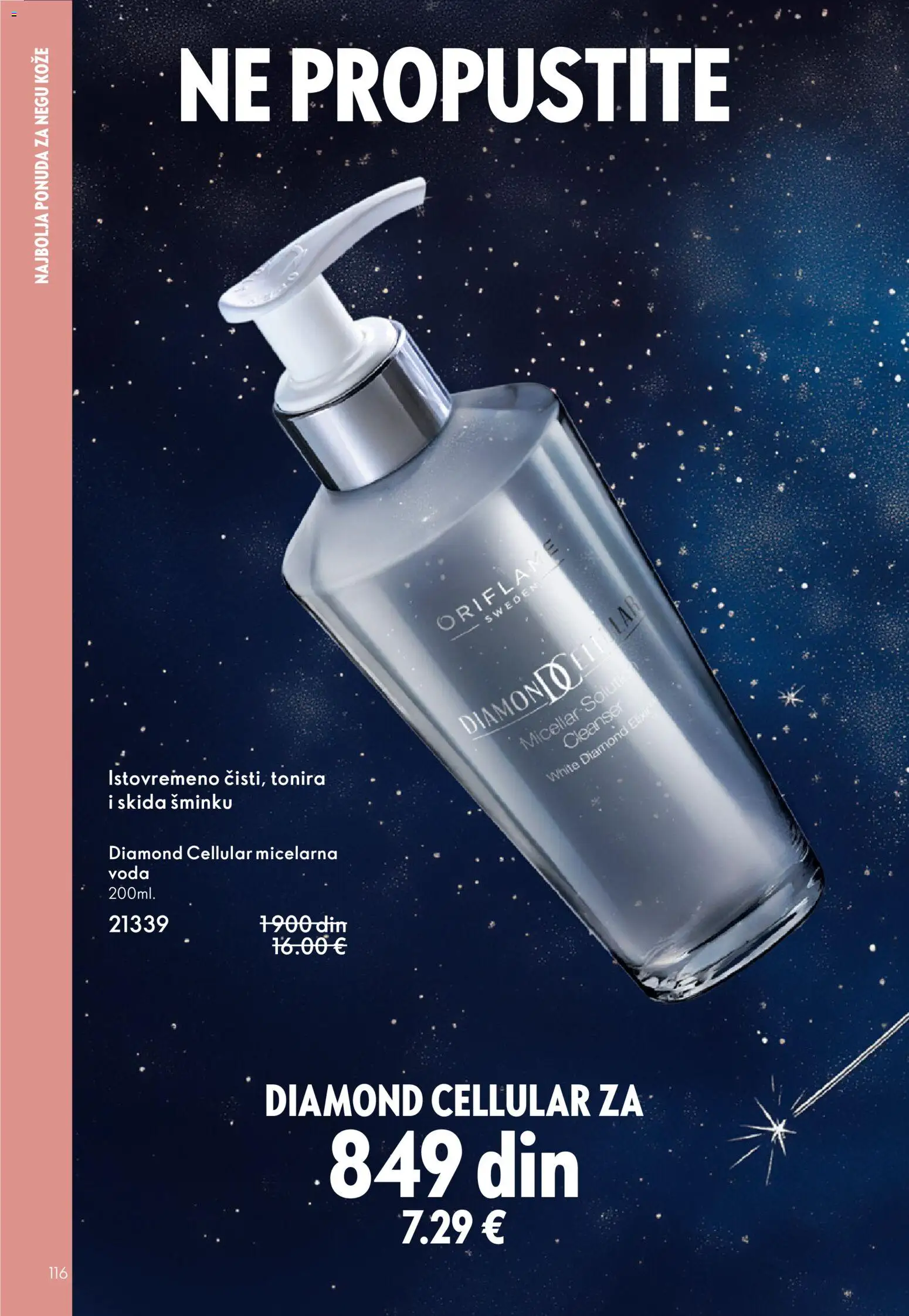Oriflame katalog - važi od 10.12.2025 | Strana: 116 | Proizvode: Voda, Micelarna voda