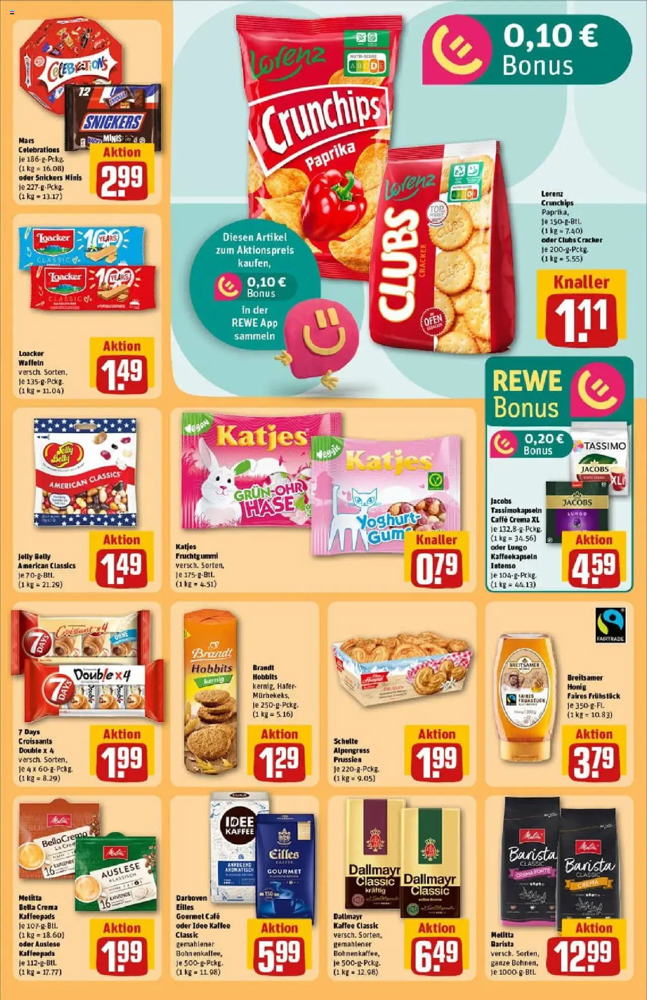 Rewe prospekt Erkelenz	 - gültig ab dem 13.07.2025 | Seite: 27 | Produkte: Kaffee, Waffeln, Croissant, Paprika