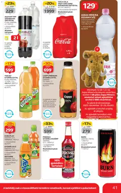 Auchan Akciós újság - amely érvényes a következő dátumtól: 18.12.2025 | Oldal: 41 | Termékek: Gyümölcslé, Gyümölcs, Ásványvíz, Narancs