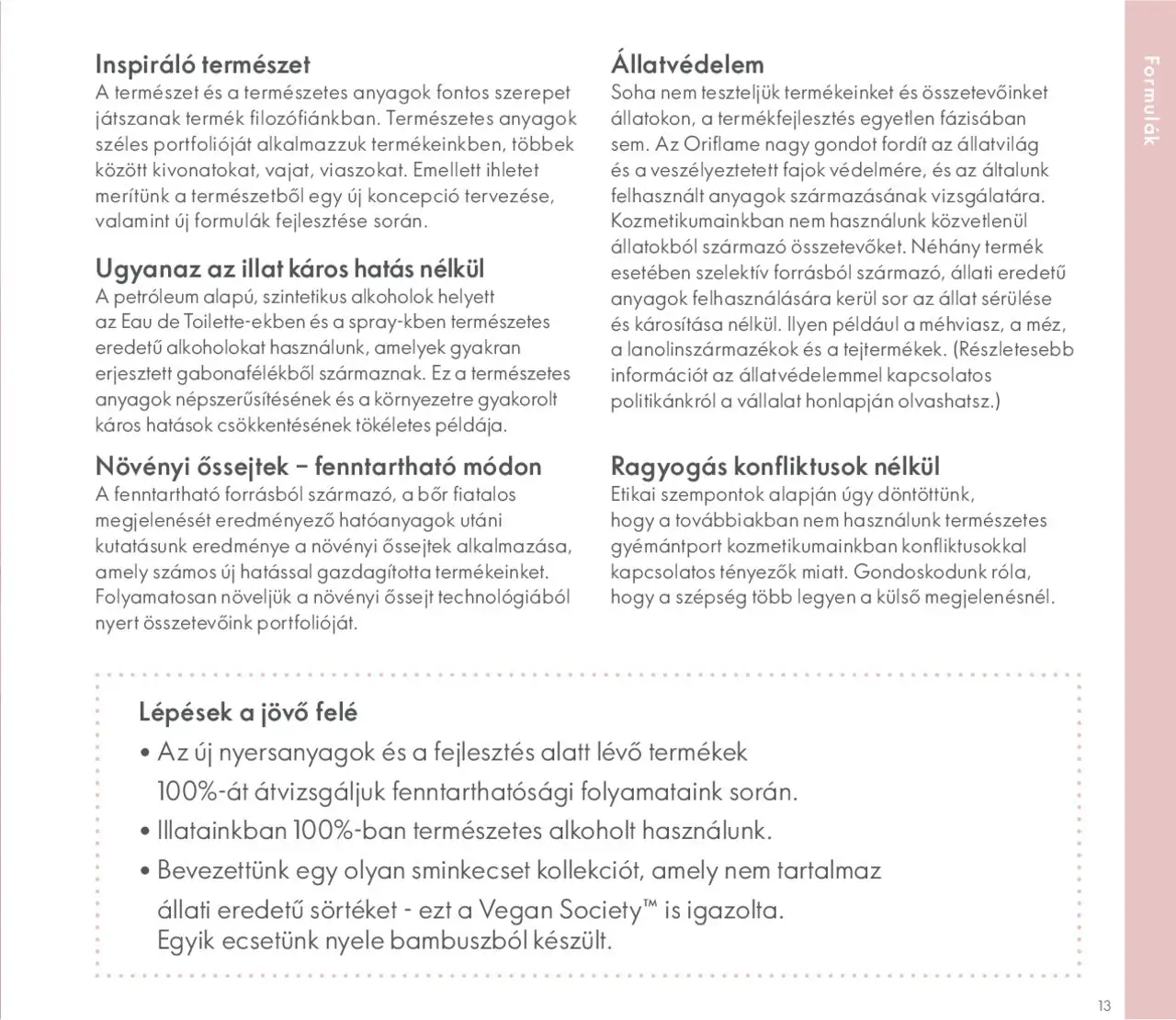 Oriflame akciós ujság - amely érvényes a következő dátumtól: 27.05.2020 | Oldal: 13