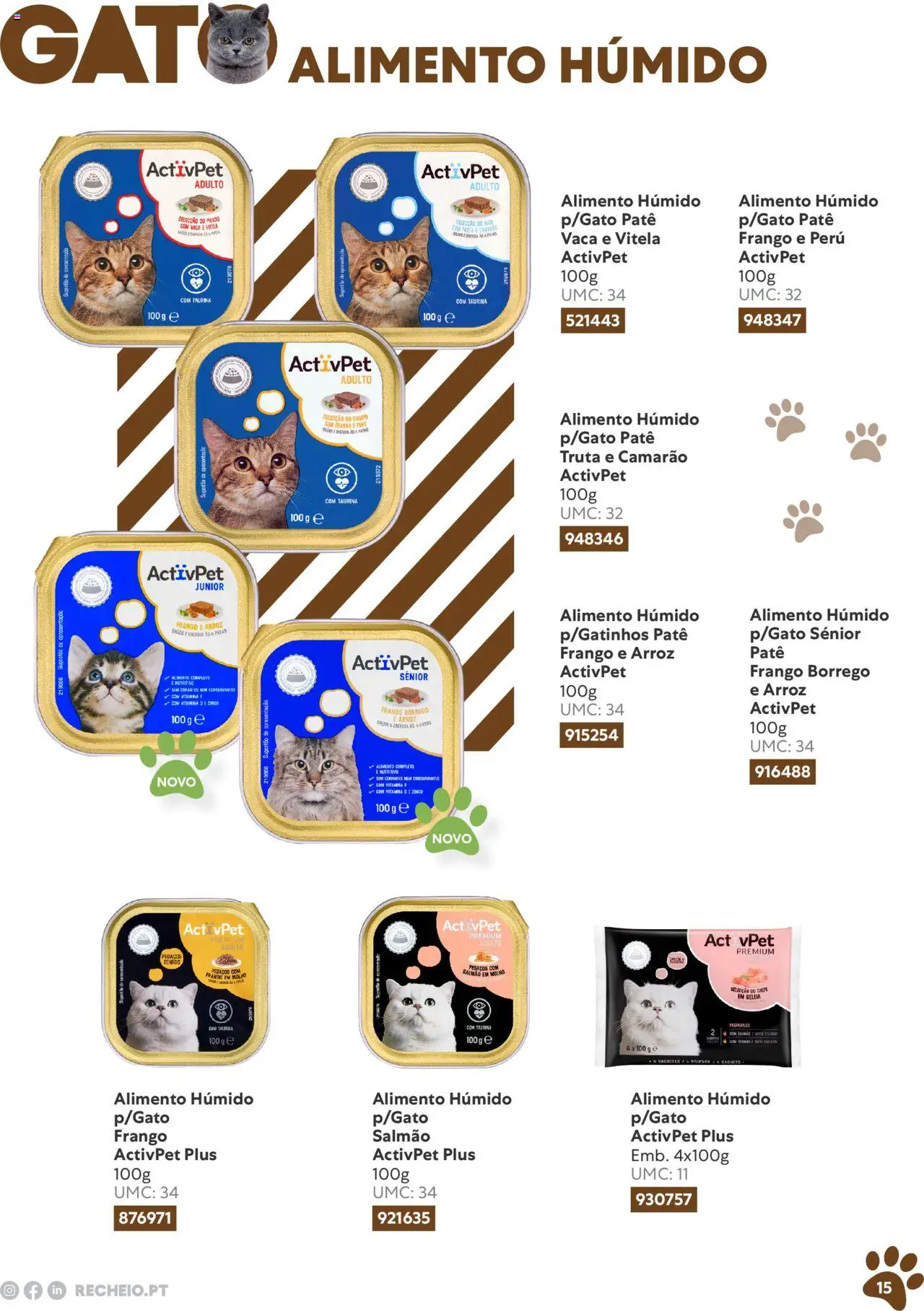 Recheio folheto │ válido de 10.11.2023 | Página: 15 | Produtos: Vitela, Geleia, Salmão, Truta