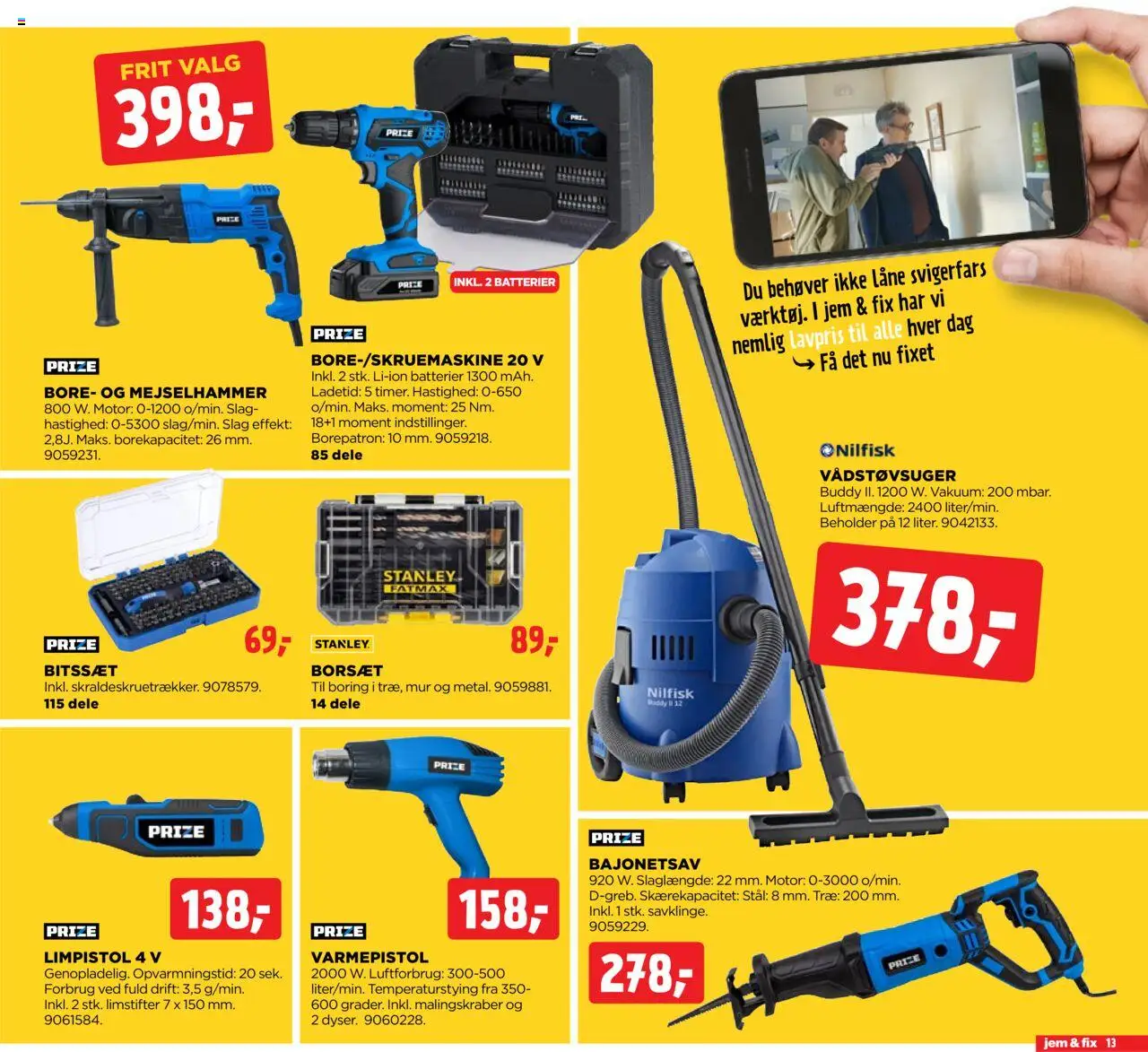 Jem & fix tilbudsavis – gyldig fra 19.10.2025 | Side: 13 | Produkter: Batterier