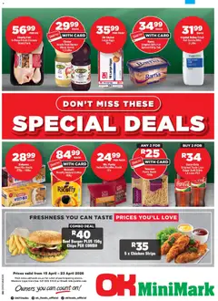 OK Foods specials catalogue – valid from 15.04.2026