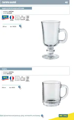 Metro акції дійснийкції з 24.07.2024 | Сторінка: 40 | Товари: Чашка