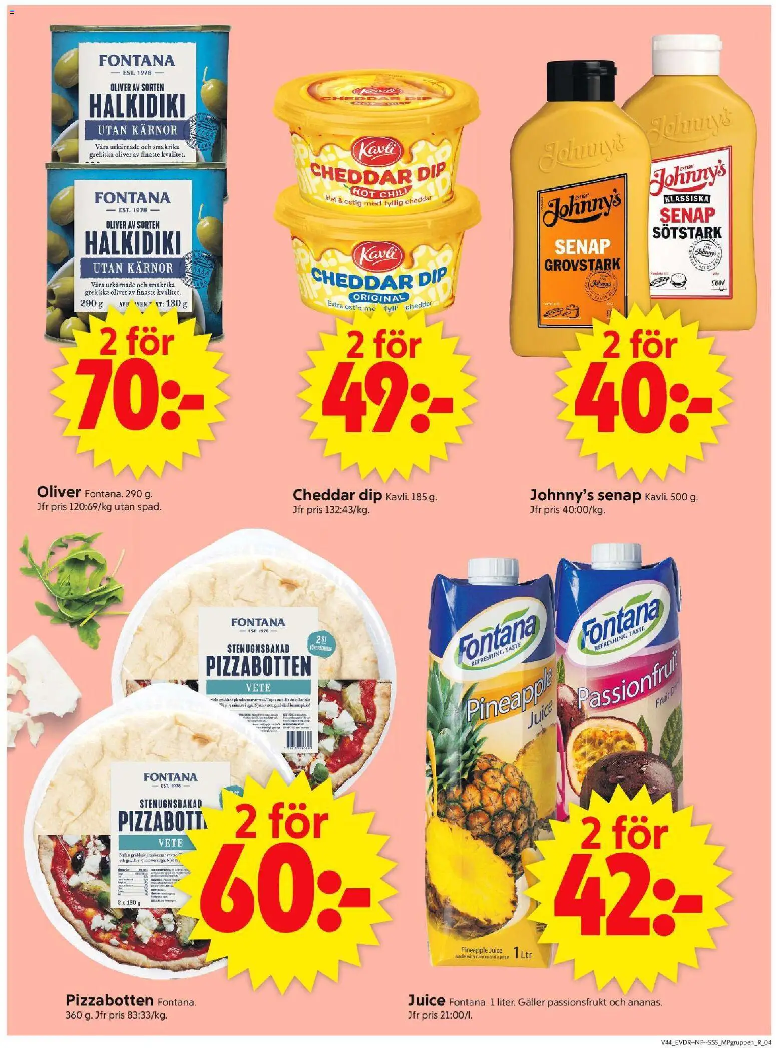 ICA Supermarket reklamblad aktuell från 27.10.2025 | Sida: 13 | Produkter: Oliver, Senap, Galler, Ost