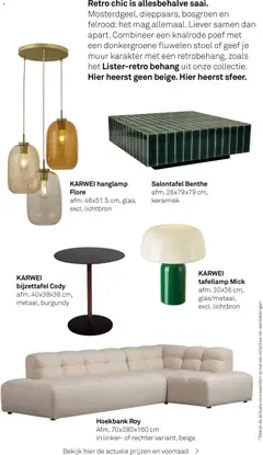 KARWEI - Woonspecial Meublels 2025 - Voorbeeld van een folder van KARWEI, geldig van 29.09.2025 | Pagina: 27 | Producten: Stoel, Keramiek, Papier blanc