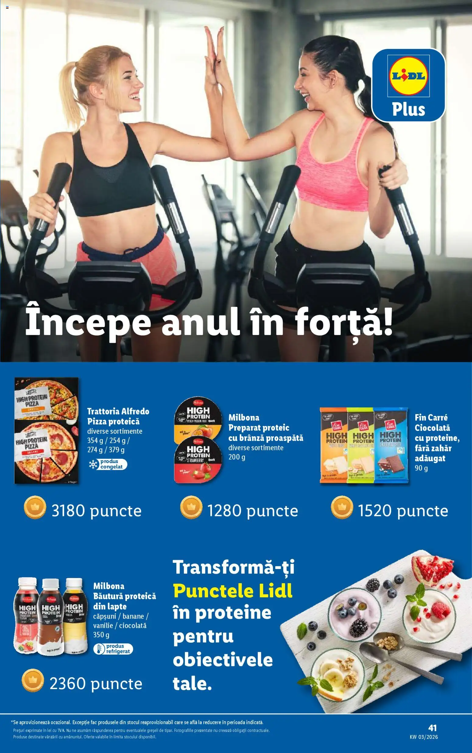 Noul catalog Lidl – valabil de la 12.01.2026 | Pagină: 41 | Produse: Lapte, Ciocolată, Pizza, Zahăr