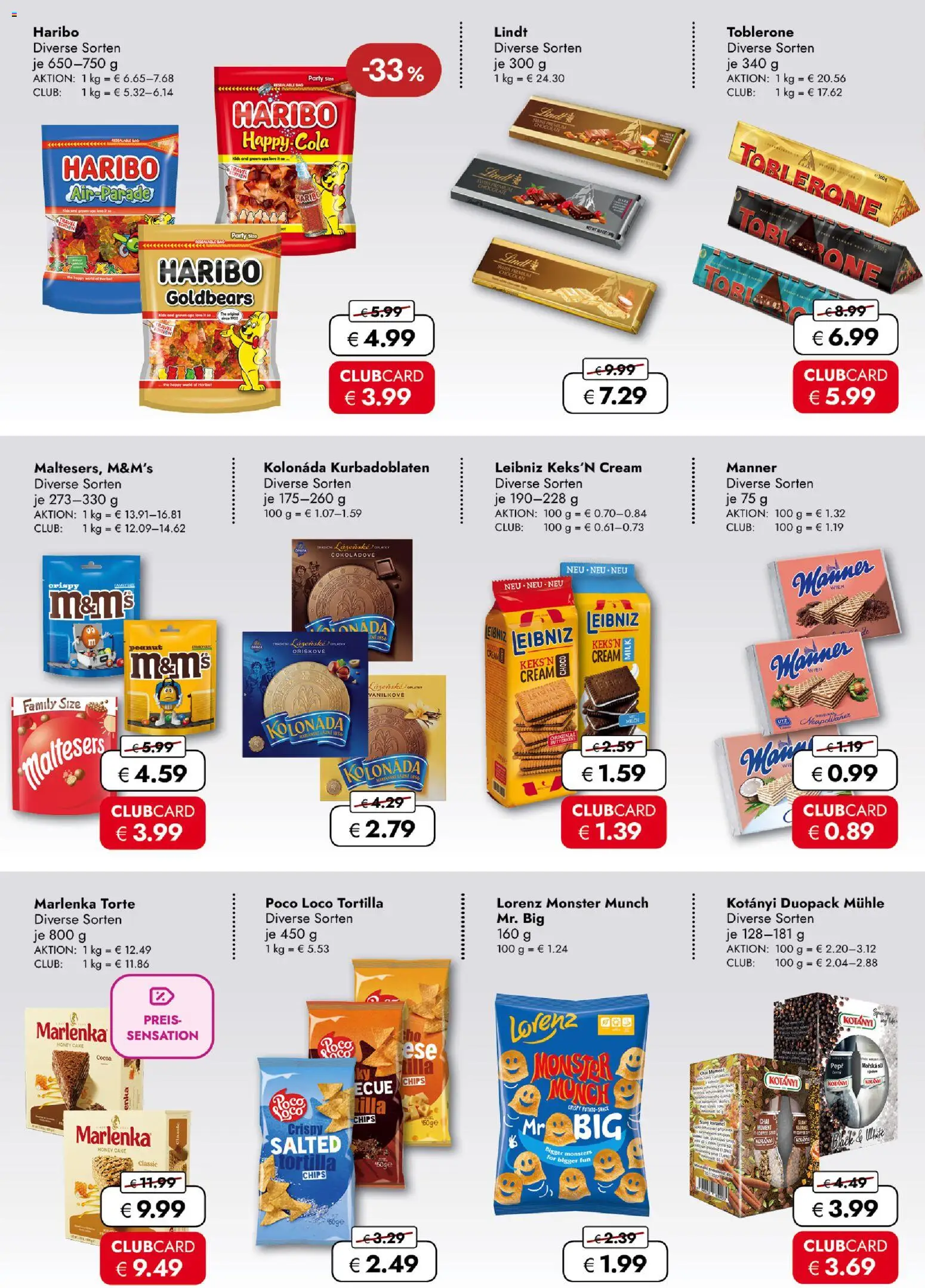 Travel Free leták od 28.11.2025 | Strana: 6 | Produkty: Monster, Haribo, Toblerone, Cola