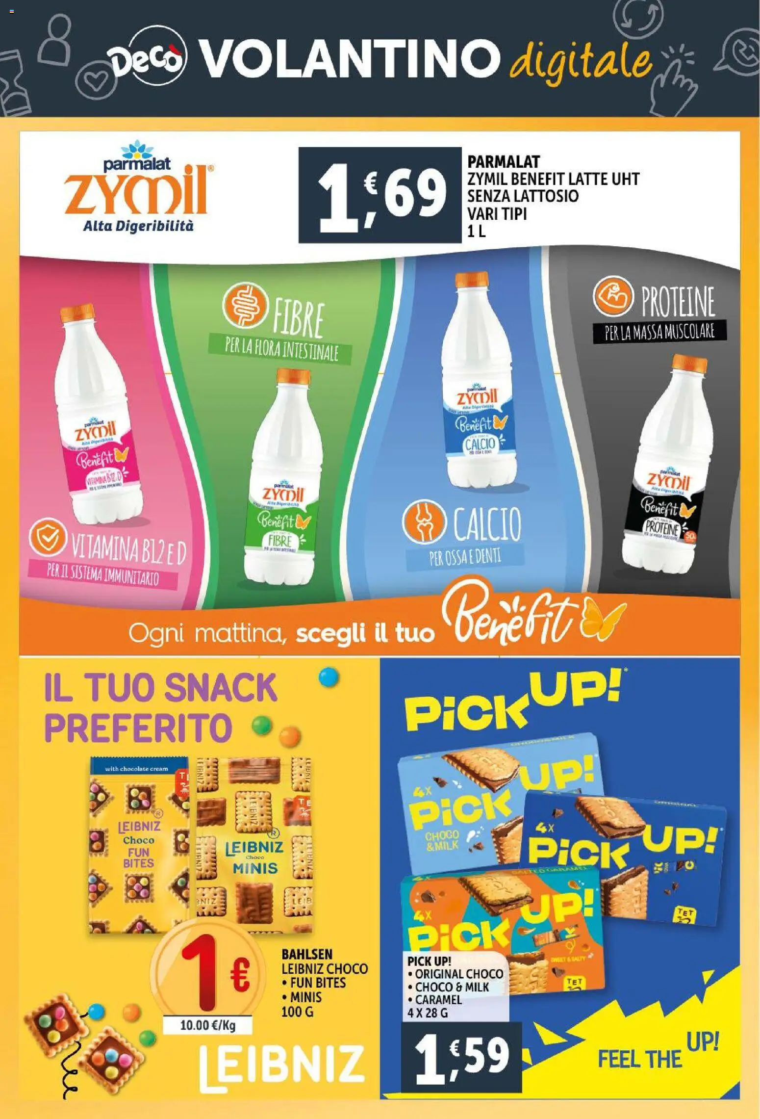 Volantino Decò del 11.02.2026 | Pagina: 27 | Prodotti: Latte, The