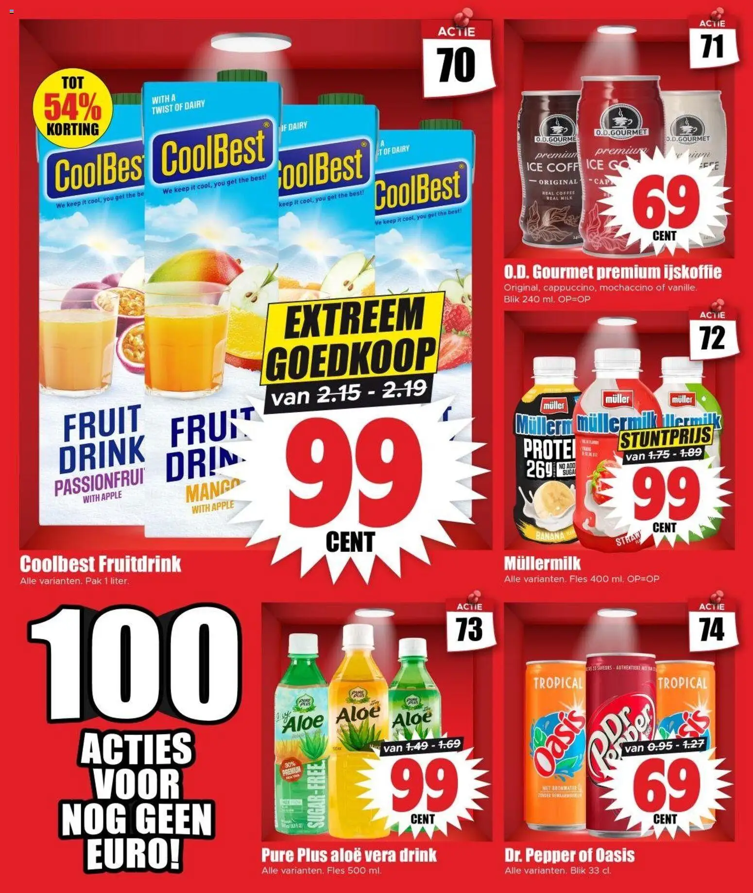 {H1} | Pagina: 19 | Producten: Fles, Fruit, Mango, Ijskoffie