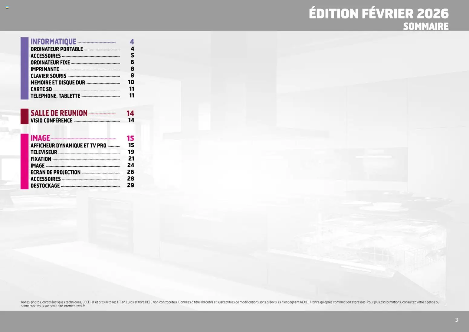 {H1} | Page: 3 | Produits: Ordinateur, Disque dur, Ordinateur portable, Televiseur