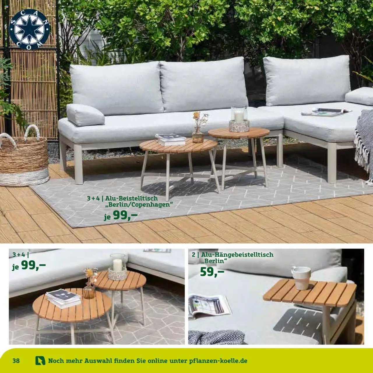 Pflanzen-Kölle Gartenmöbel Katalog 2025 – gültig ab 22.01.2025 | Seite: 38