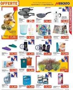 Volantino Mercatò del 25.08.2025 | Pagina: 15 | Prodotti: Caffettiera, Tovaglia, Vaso, Guanciale