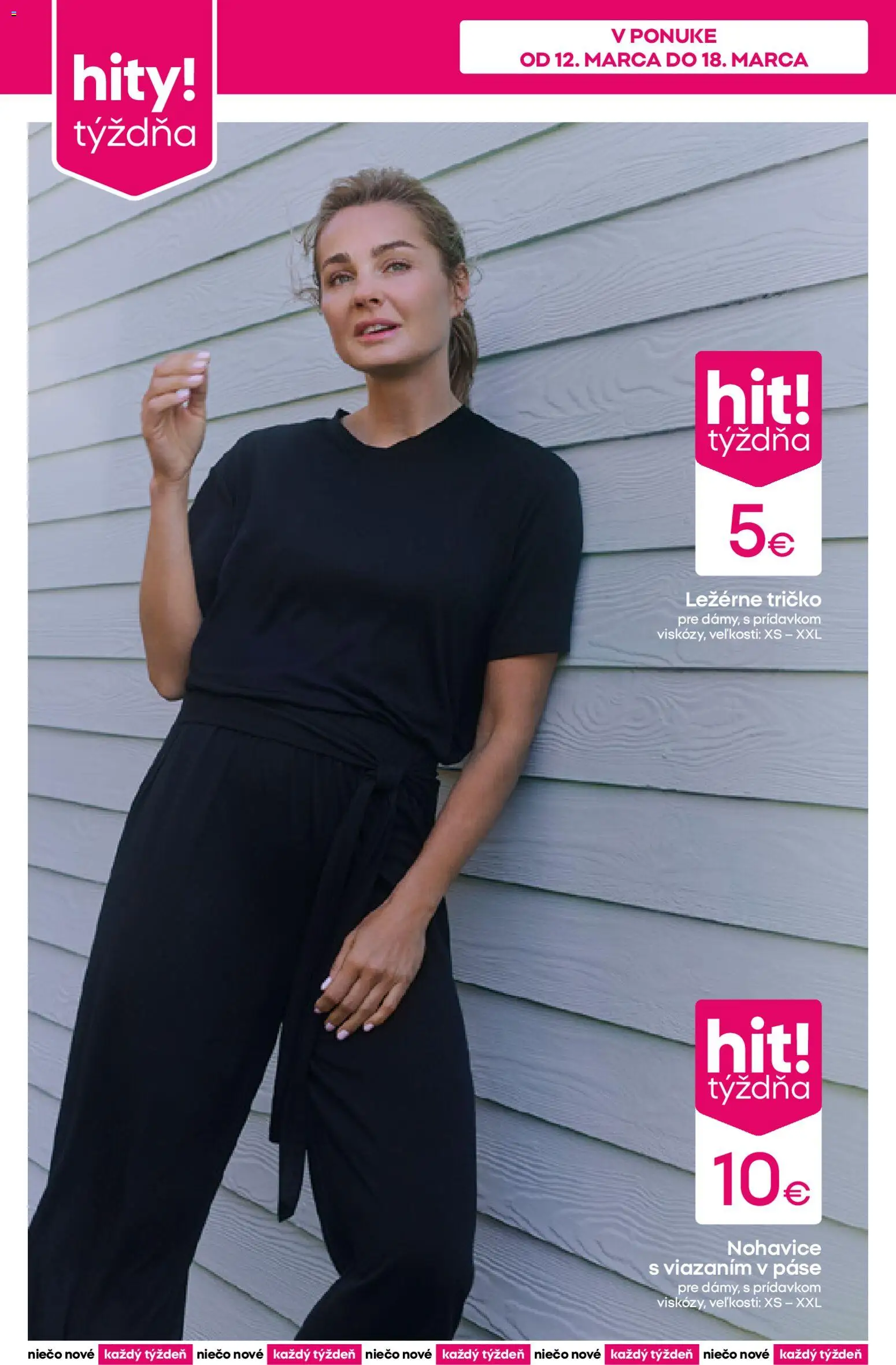 Nové Pepco akcie – leták je platný od 12.03.2026 | Strana: 4 | Produkty: Tričko, Nohavice