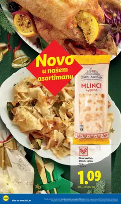 Okusi zavičaja Mlinci s jajima, 250 g - Pregled kataloga iz trgovine Lidl, vrijedi od 08.12.2025 | Stranica: 36