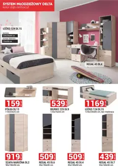 Pogląd oferty "Merkury Market Gazetka - Meble, Wypoczynki, Materace" - ważna od 01.12.2025 | Strona: 29 | Produkty: Szafa, Półka, Szafa Narożna, Regał