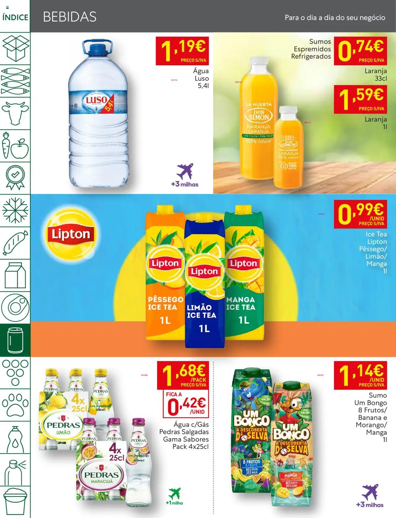 Recheio folheto │ válido de 16.09.2025 | Página: 32 | Produtos: Agua, Banana, Sumo