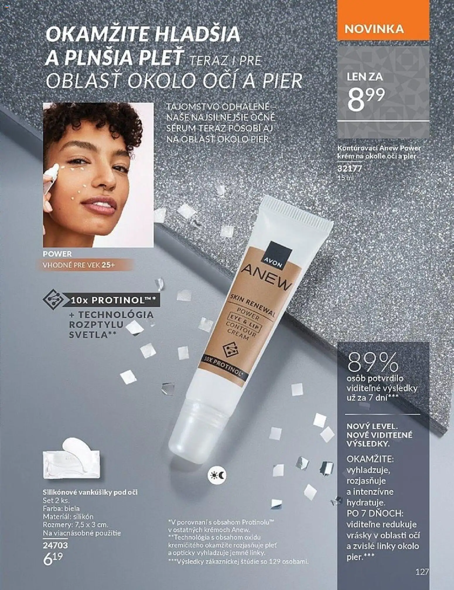 Nové Avon akcie – leták je platný od 01.11.2025 | Strana: 127 | Produkty: Krém, Svetlá