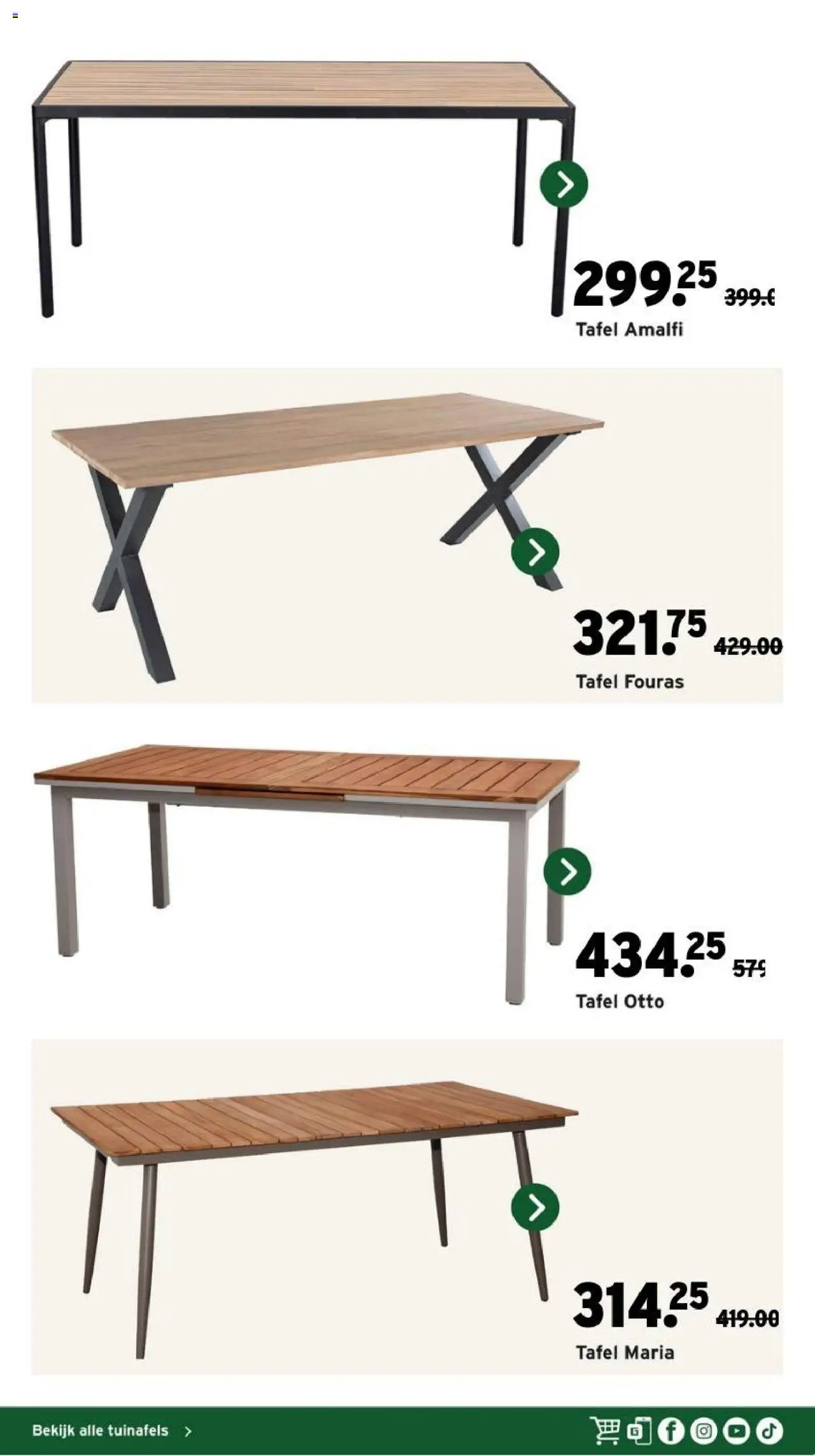  | Pagina: 17 | Producten: Tafel