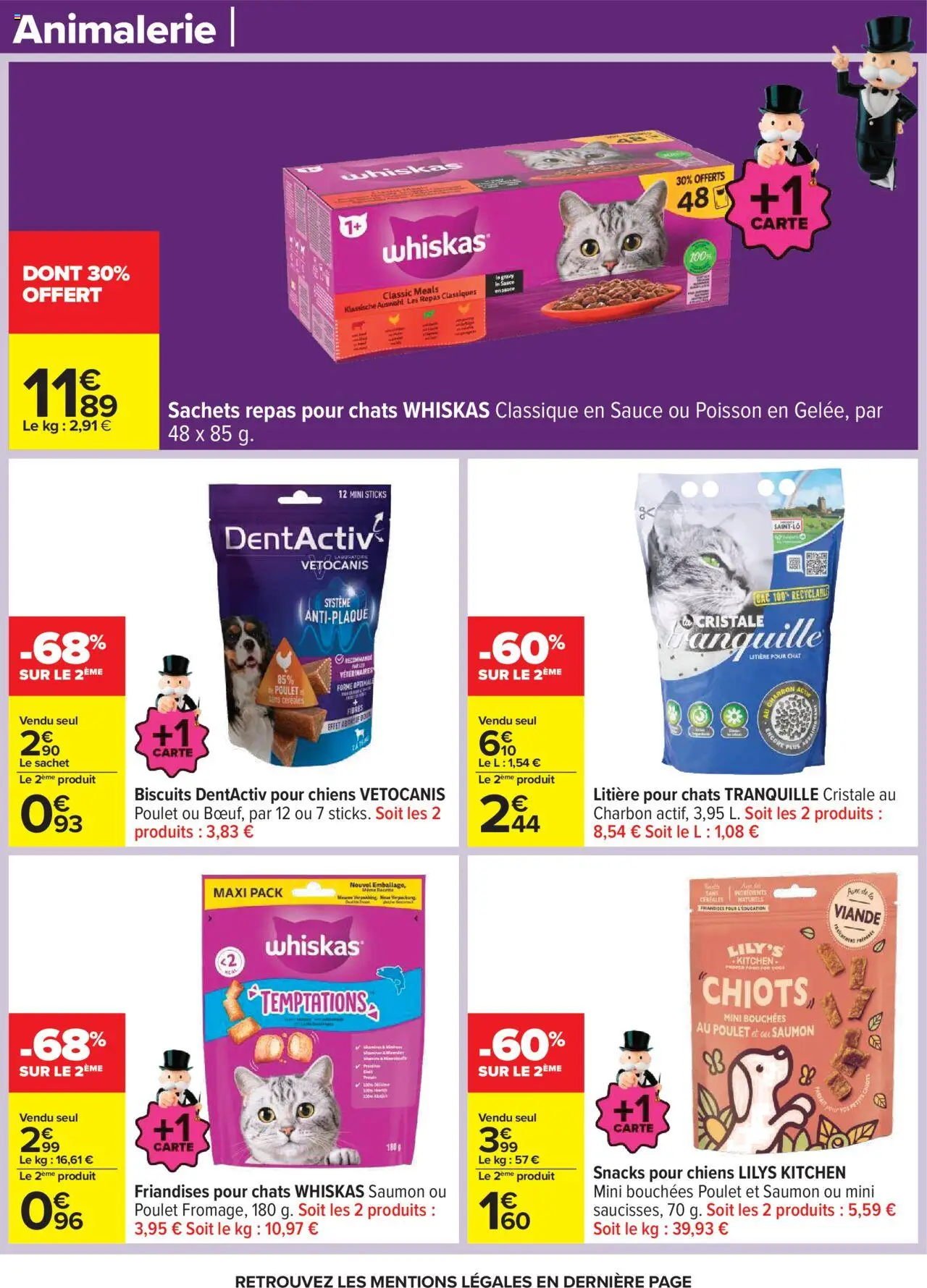  | Page: 62 | Produits: Litière, Viande, Céréales, Saumon