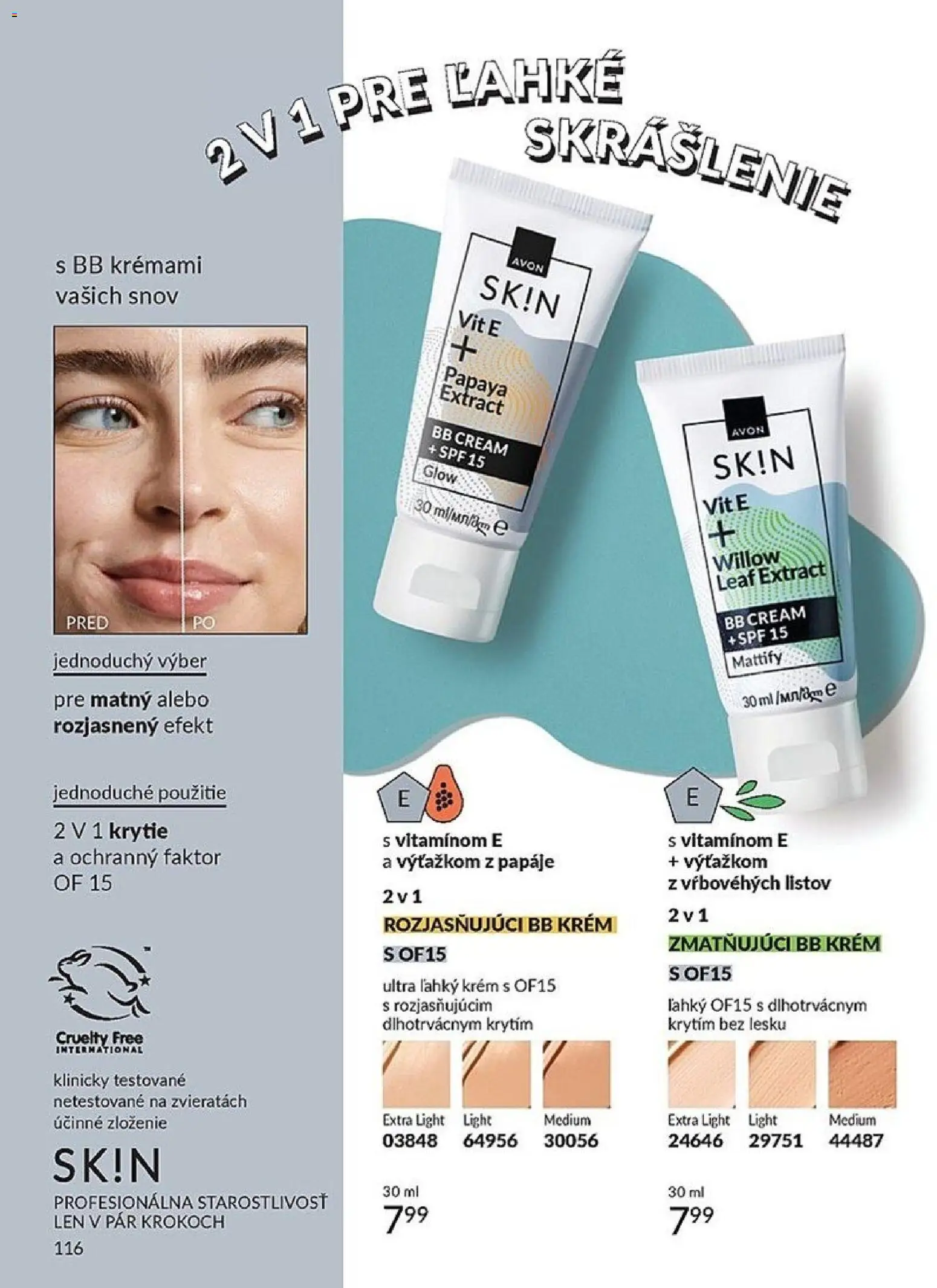 Nové Avon akcie – leták je platný od 01.05.2026 | Strana: 116 | Produkty: BB krém, Krém
