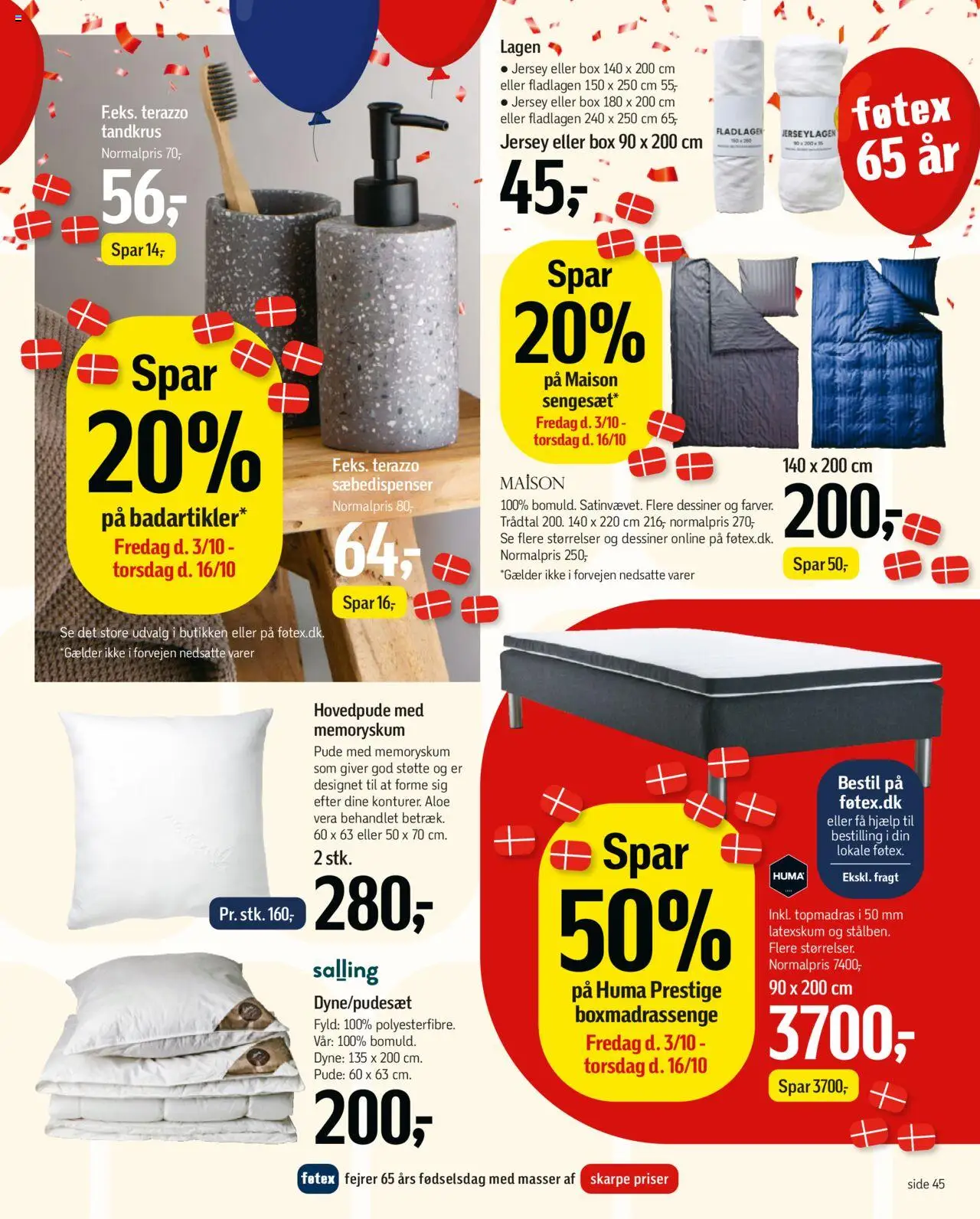 Føtex tilbudsavis – gyldig fra 03.10.2025 | Side: 55 | Produkter: Pude, Søm