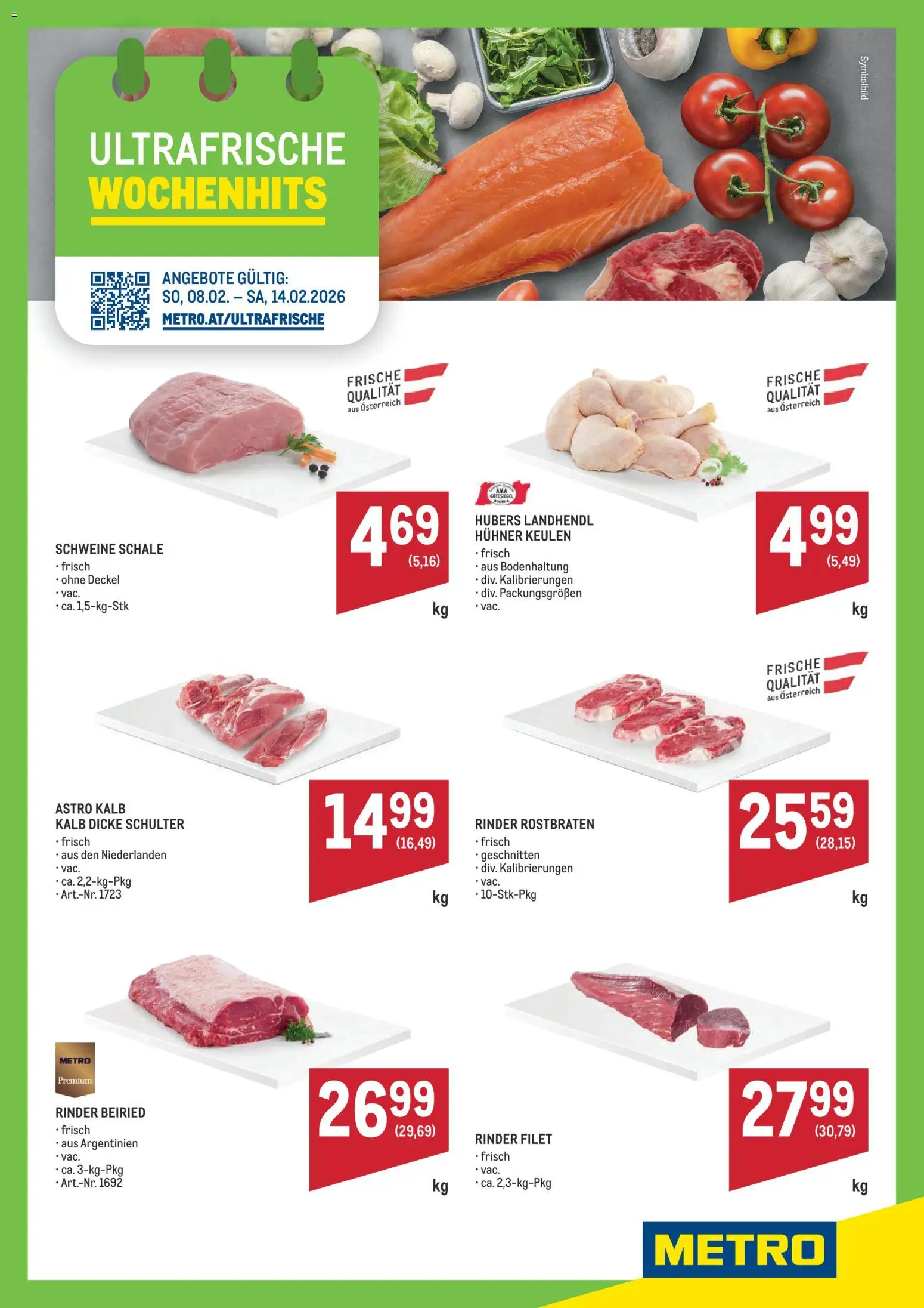Metro Angebote Wochenhits gültig ab 08.02.2026 | Seite: 1