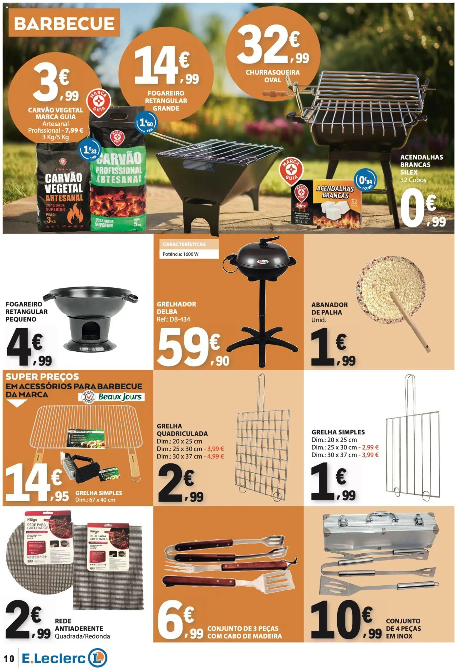 E.Leclerc folheto Não Alimentar │ válido de 23.04.2026 | Página: 10 | Produtos: Cabo, Carvão vegetal