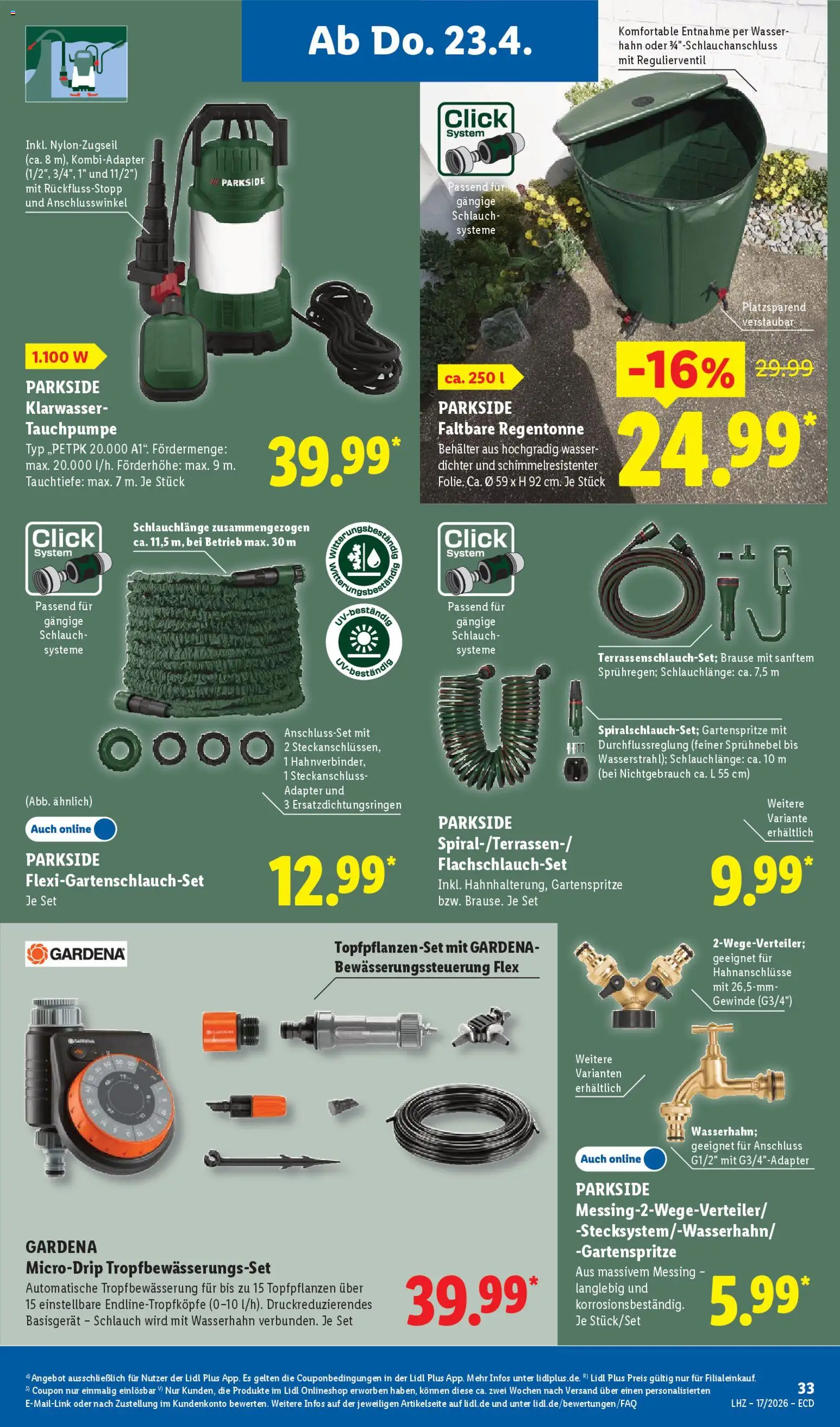 Lidl Německo leták od 20.04.2026 | Strana: 51 | Produkty: Parkside, Adaptér