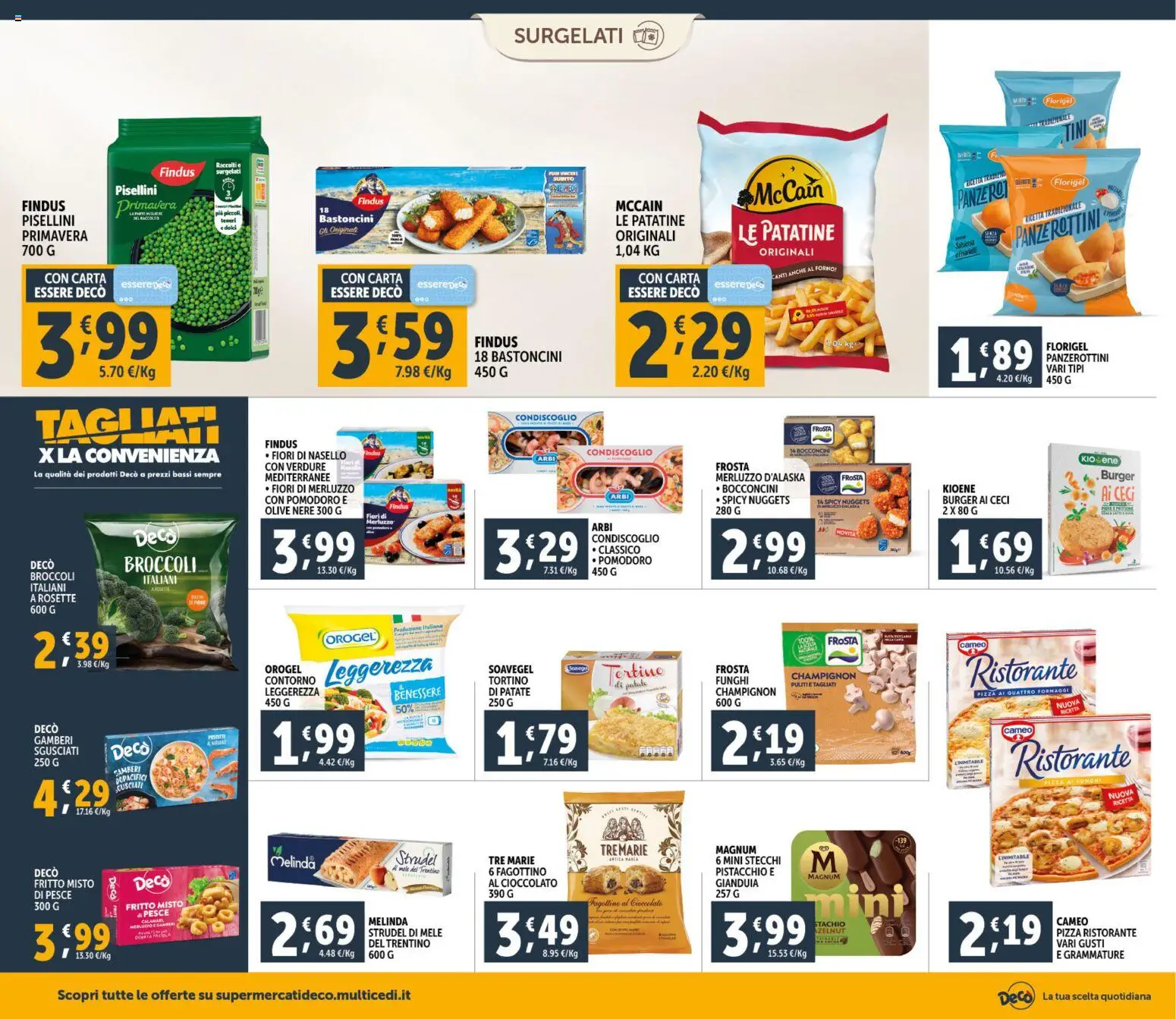 Volantino Decò del 30.01.2026 | Pagina: 10 | Prodotti: Nuggets, Ceci, Patate, Forno