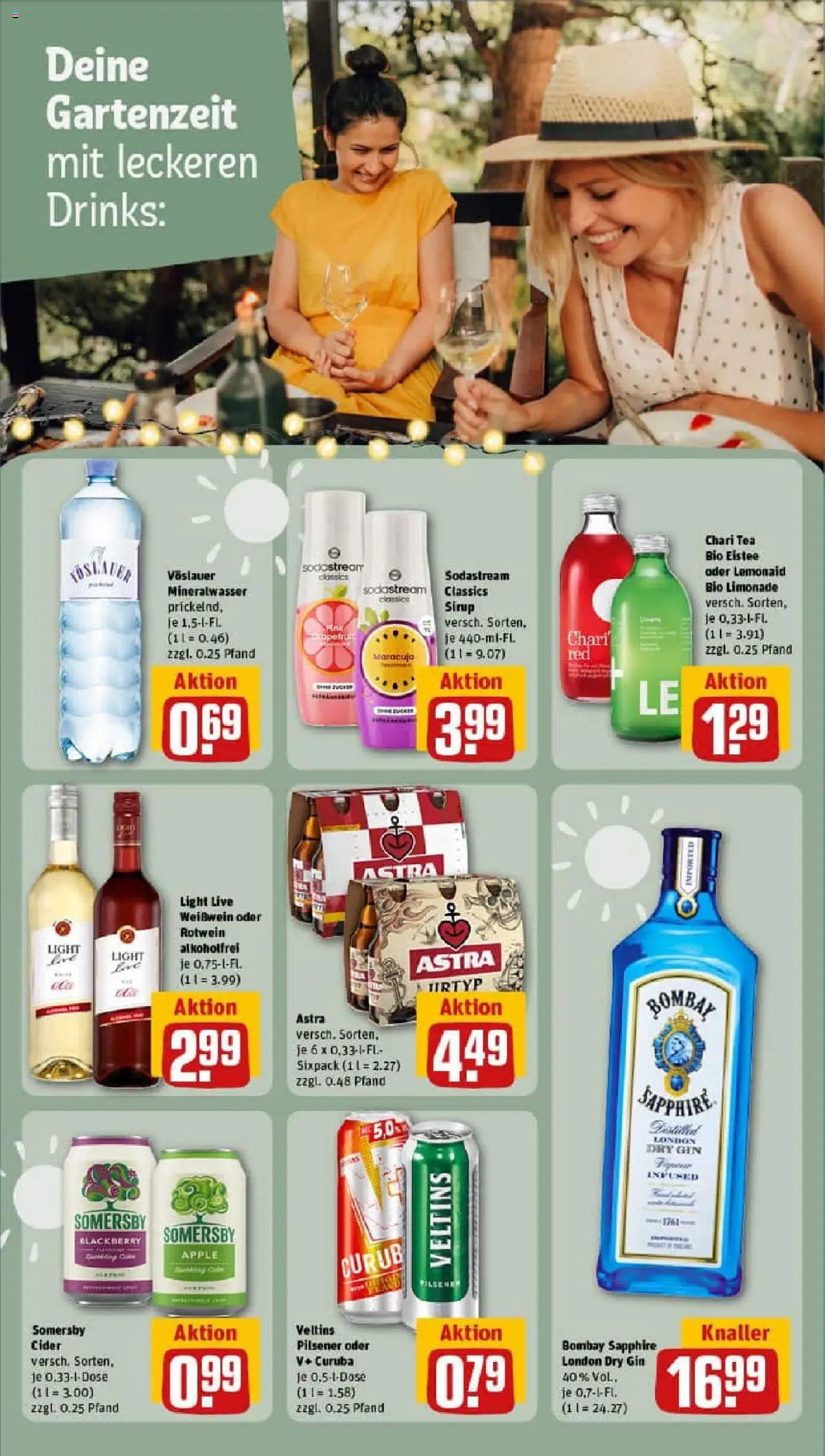 Rewe prospekt Hückelhoven / Hilfarth	 - gültig ab dem 13.07.2025 | Seite: 17 | Produkte: Rotwein, Sirup, Gin, Sodastream