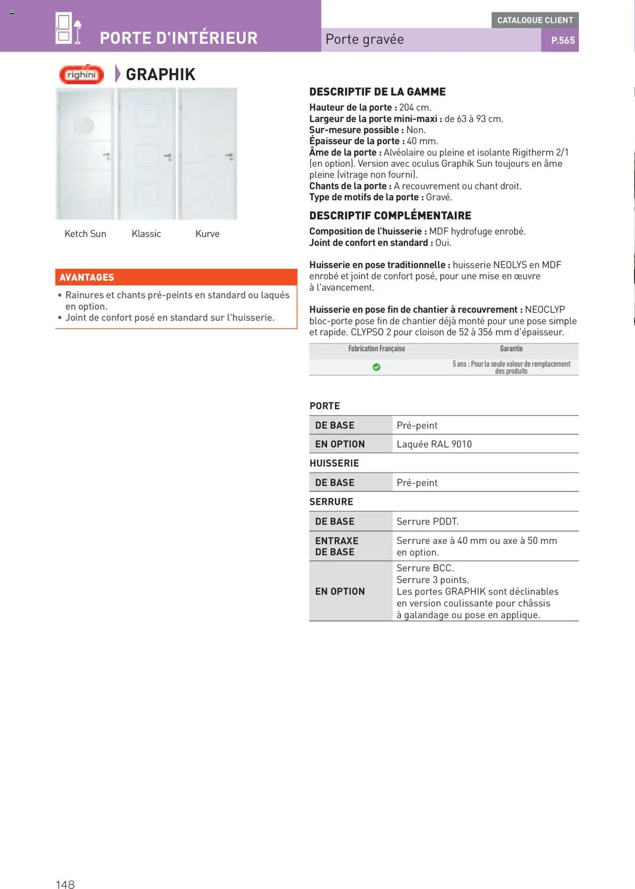  | Page: 148 | Produits: Base, Porte, Portes