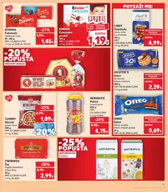 Kaufland HR Akciós újság - amely érvényes a következő dátumtól: 25.02.2026 | Oldal: 15 | Termékek: Protein, Tea