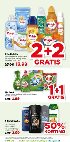 A-Merk Douche, Alle flessen à 250-1000 ml Prijsvoorbeeld: Axe Douchegel dark temptation, fles 250 ml - Voorbeeld van een folder van Plus, geldig van 15.10.2025 | Pagina: 47