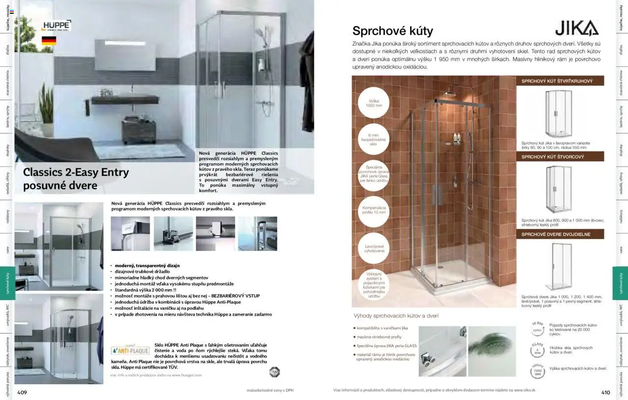 Nové Siko akcie – leták je platný od 01.09.2025 | Strana: 206 | Produkty: Osvetlenie, Sprchové dvere, Sprchový kút, Rám