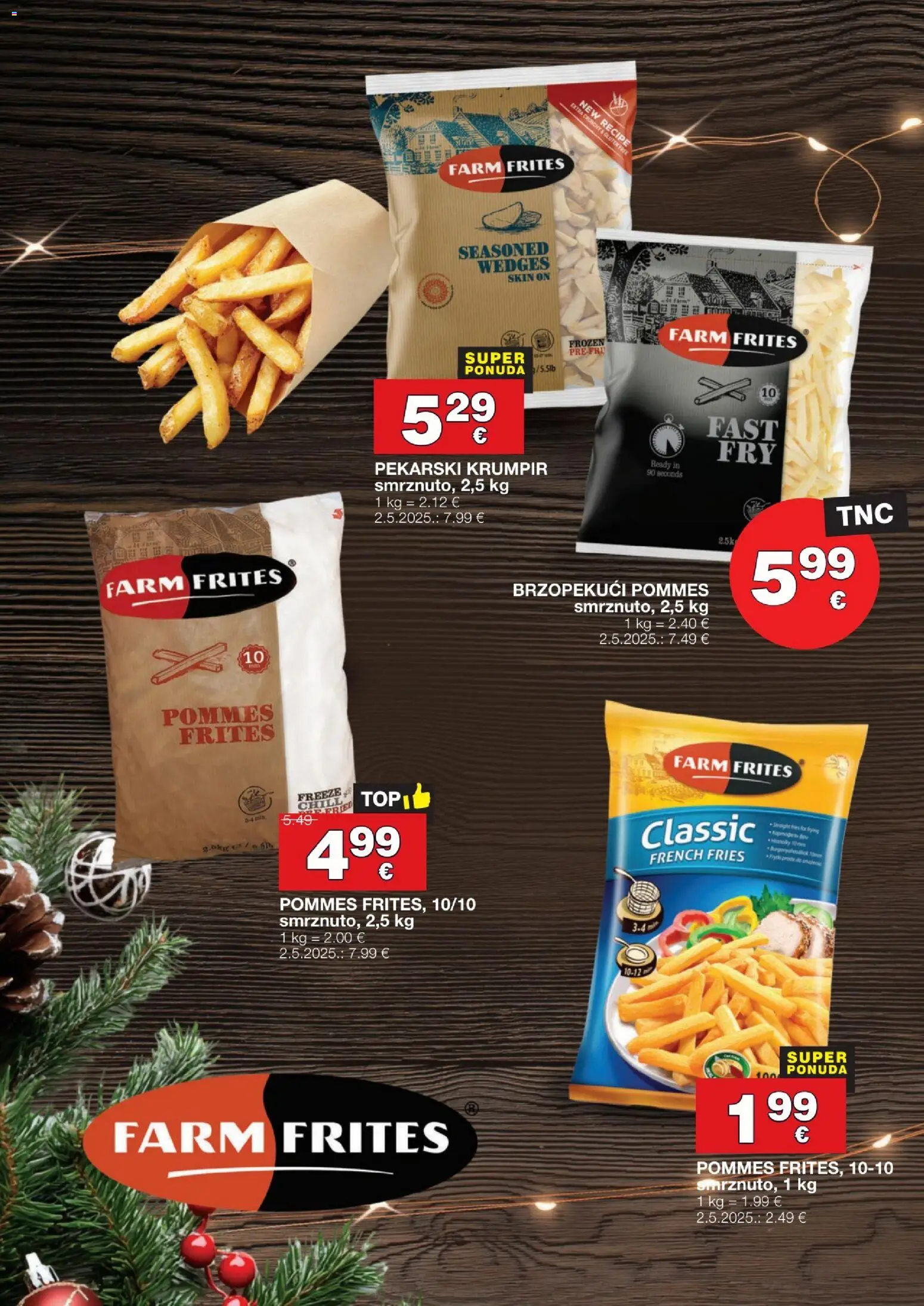 Stanić Diskont katalog | vrijedi od 20.11.2025 | Stranica: 10 | Proizvodi: Pommes frites, Krumpir