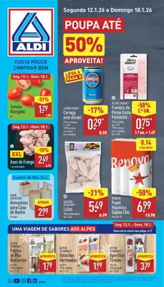 Pré-visualização Aldi folheto válido de 12.01.2026