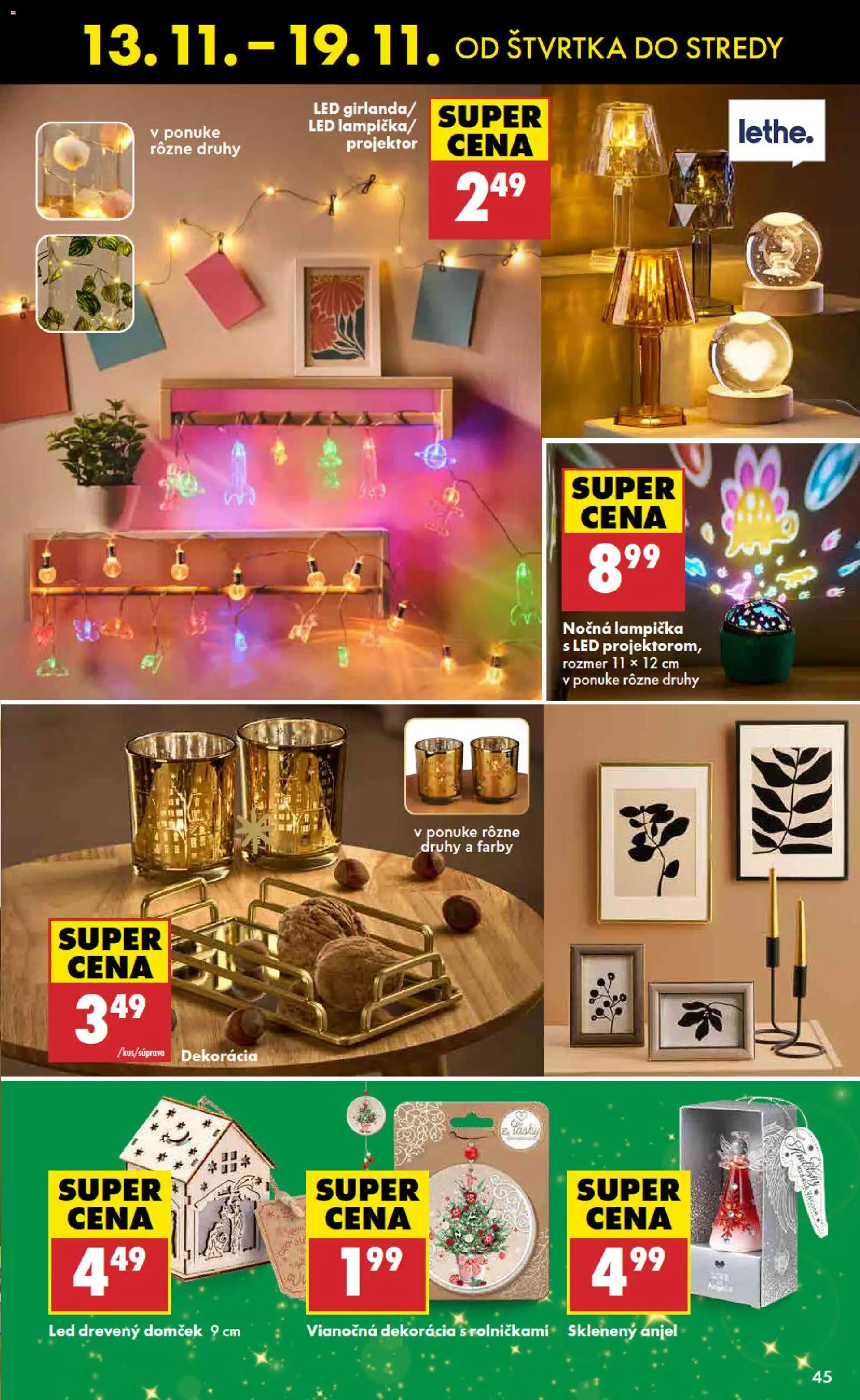 Nové Biedronka akcie – leták je platný od 13.11.2025 | Strana: 45 | Produkty: Led