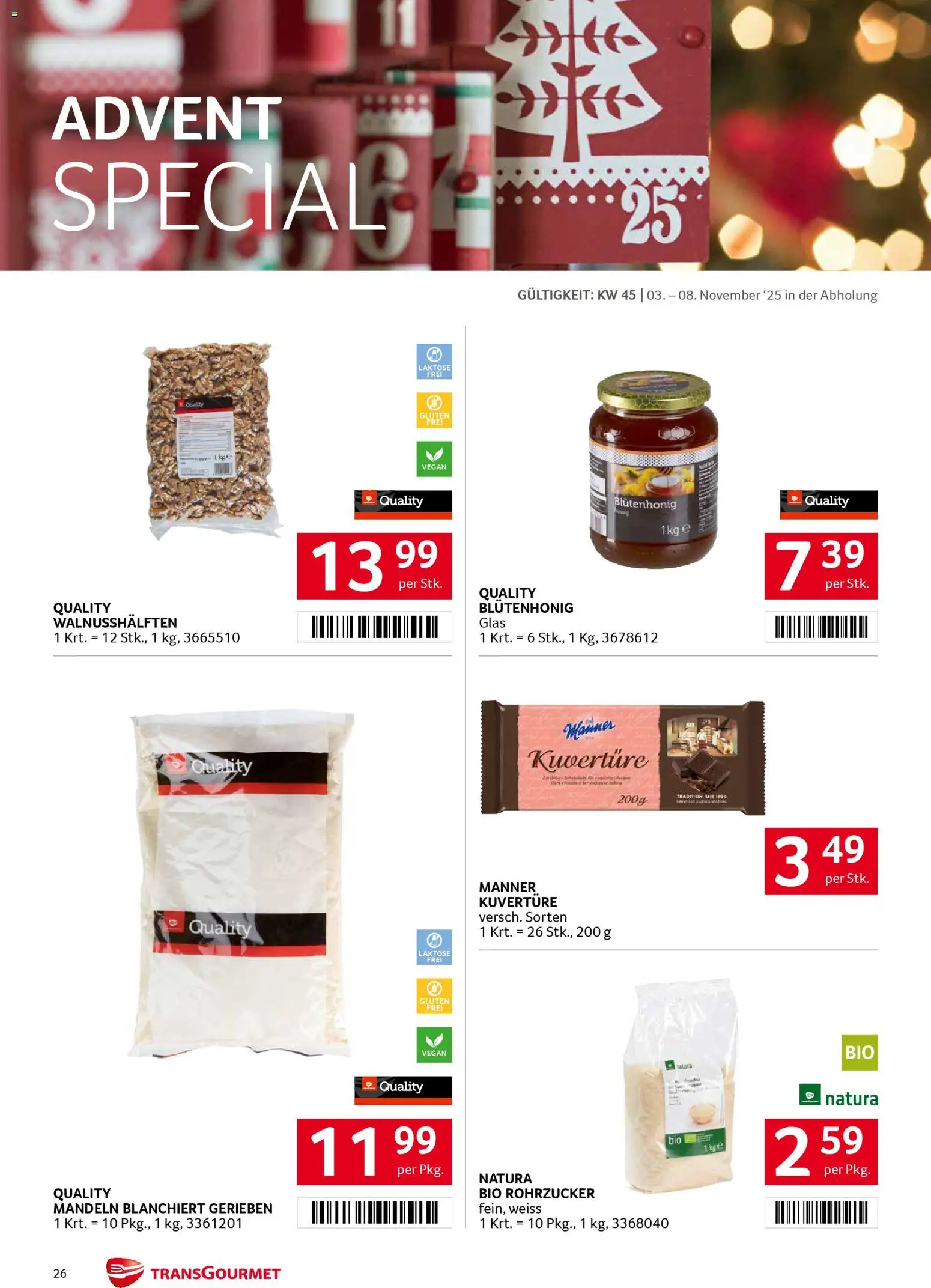 Transgourmet Flugblatt gültig ab 03.11.2025 | Seite: 26