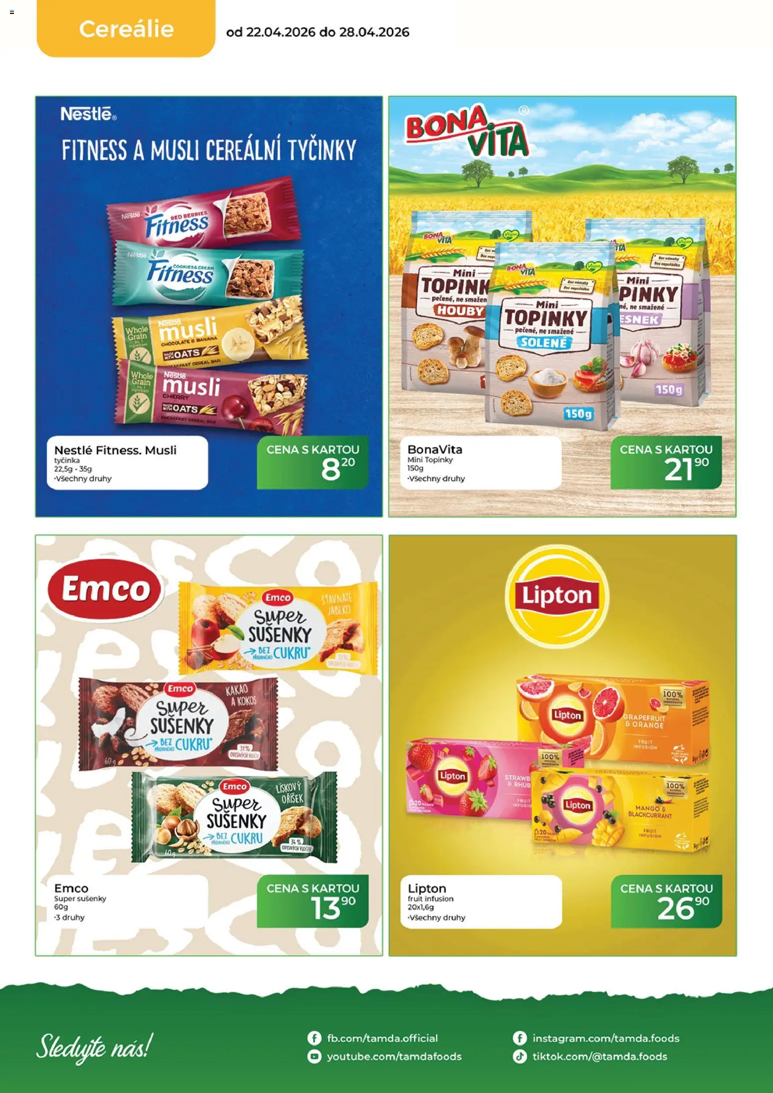 Tamda Foods leták od 22.04.2026 | Strana: 26 | Produkty: Mango, Cereálie, Kokos, Müsli