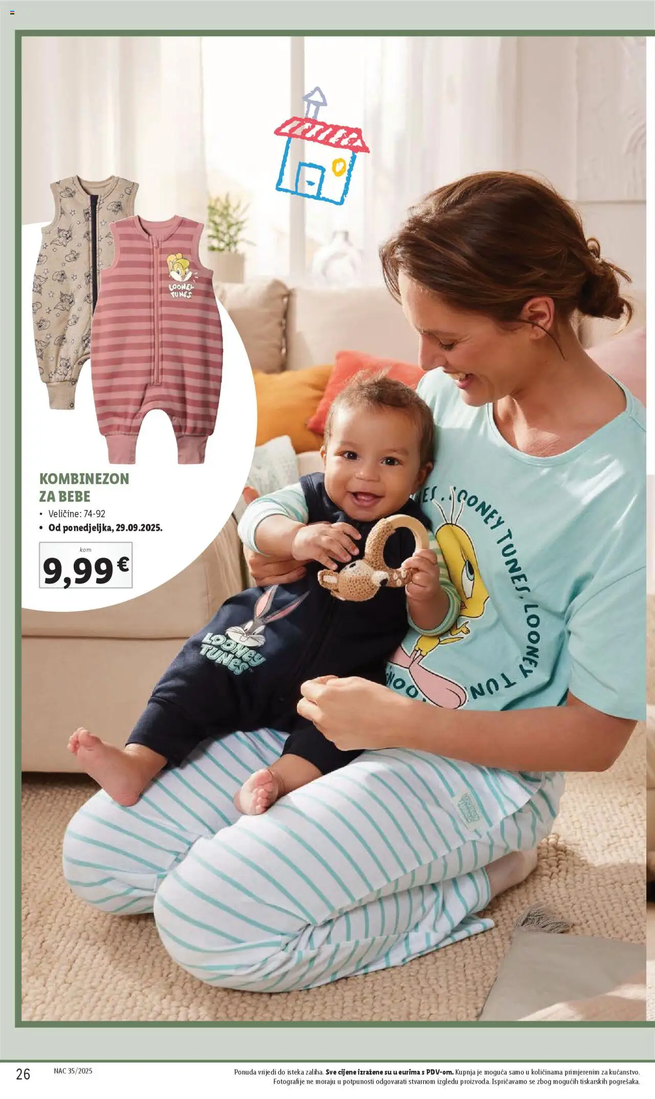 Lidl katalog | vrijedi od 01.08.2025 | Stranica: 26 | Proizvodi: Kombinezon