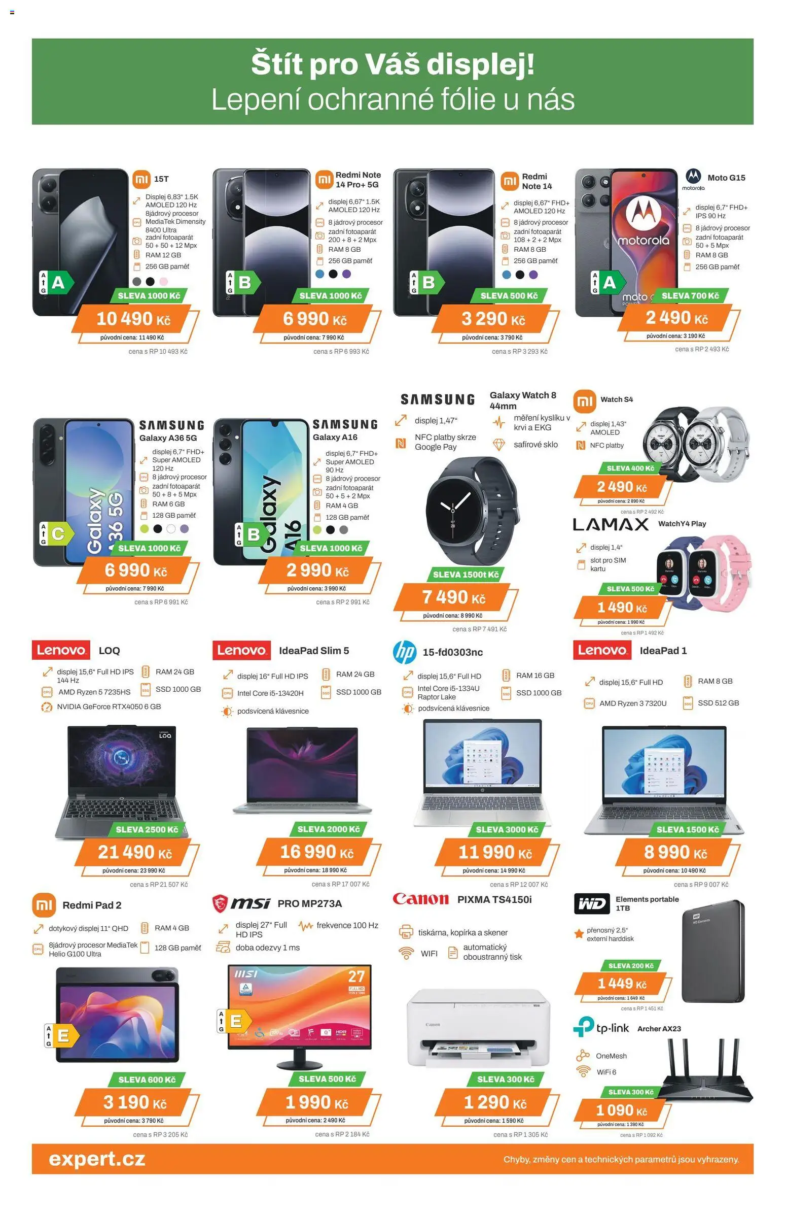 Expert elektro Black Friday od 13.11.2025 | Strana: 4 | Produkty: Fólie, Klávesnice, Fotoaparát, Skener