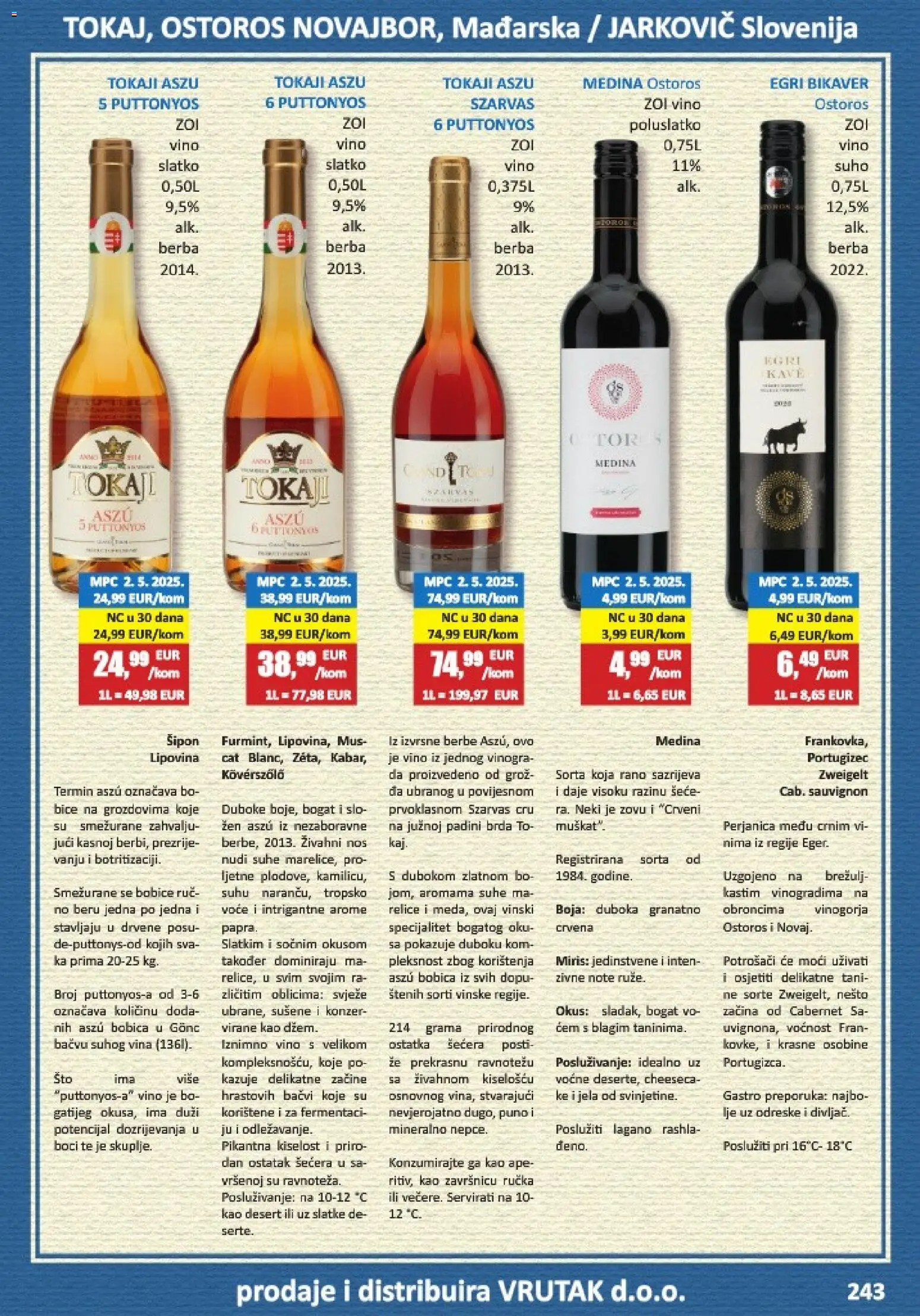 Vrutak katalog | vrijedi od 01.11.2025 | Stranica: 243 | Proizvodi: Miris, Vino, Voće
