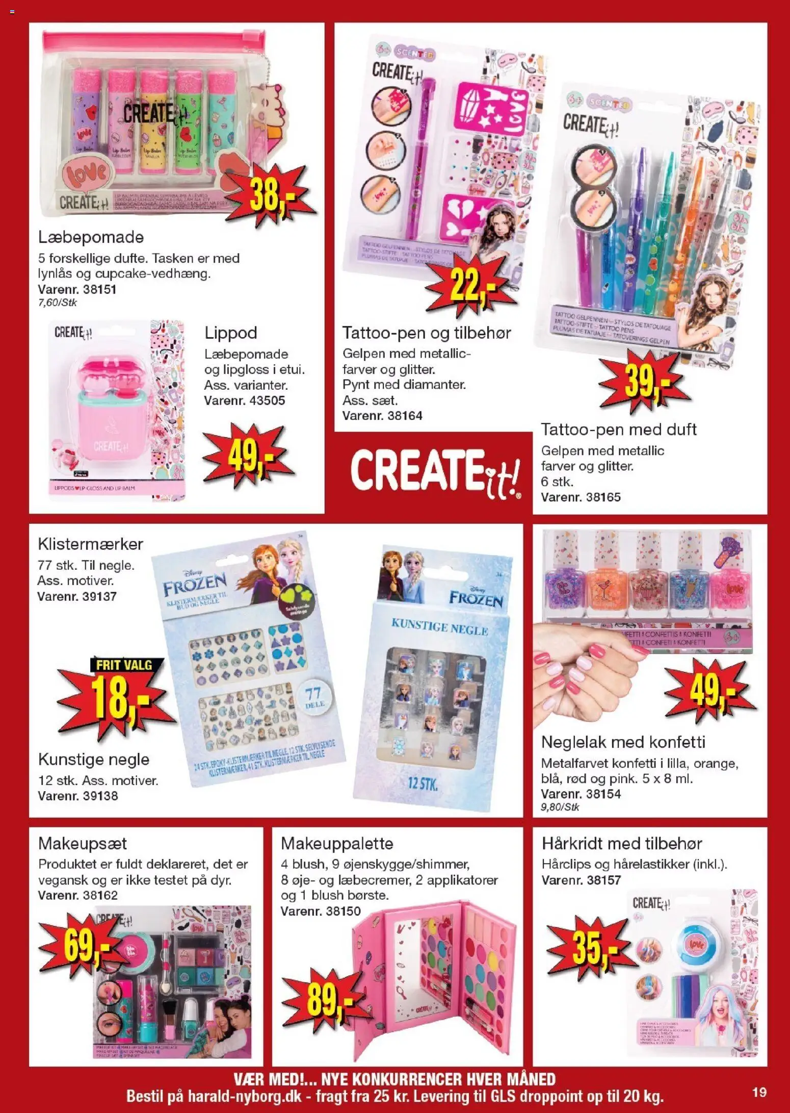 Harald Nyborg tilbudsavis – gyldig fra 11.12.2025 | Side: 23 | Produkter: Duft, Blush, Neglelak, Hårelastikker